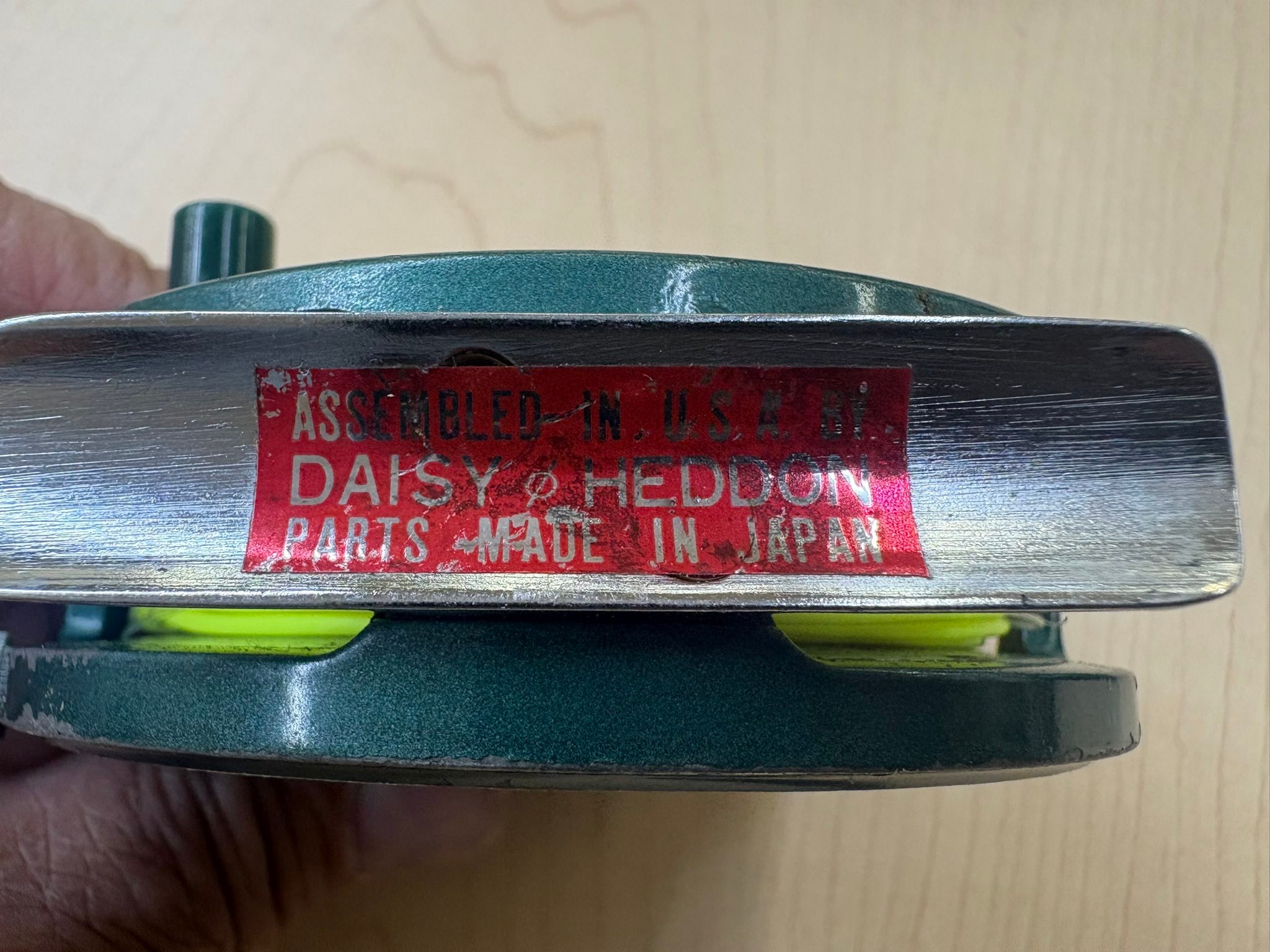 Heddon daisy reel made in Japan?