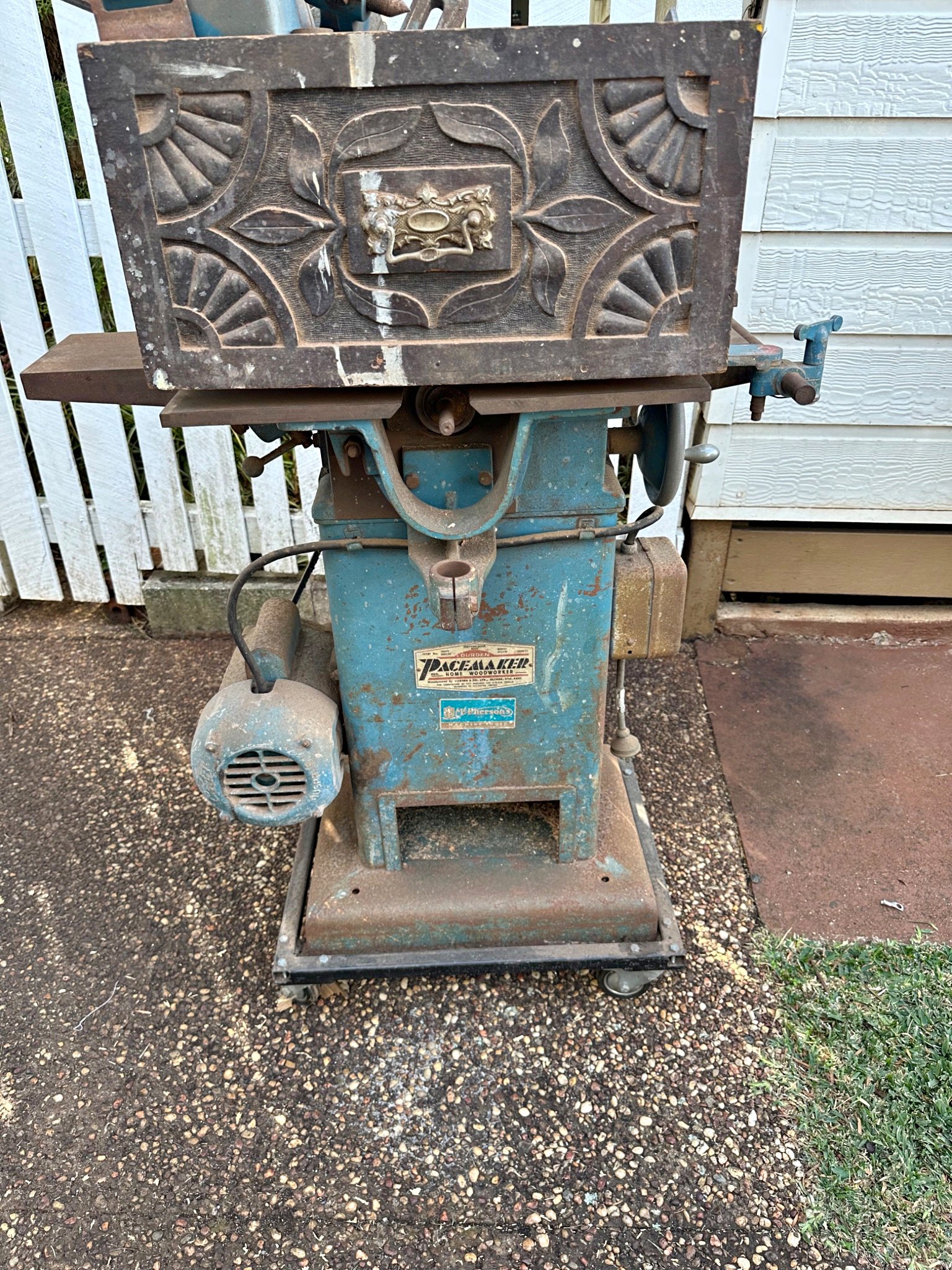 Vintage Durden Pacemaker Combination Bench Saw & Surfacer - Australian ...