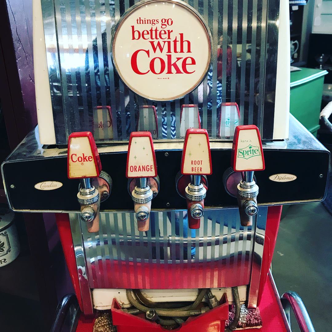 1950s Coca-Cola Soda Fountain. Off internet. No further