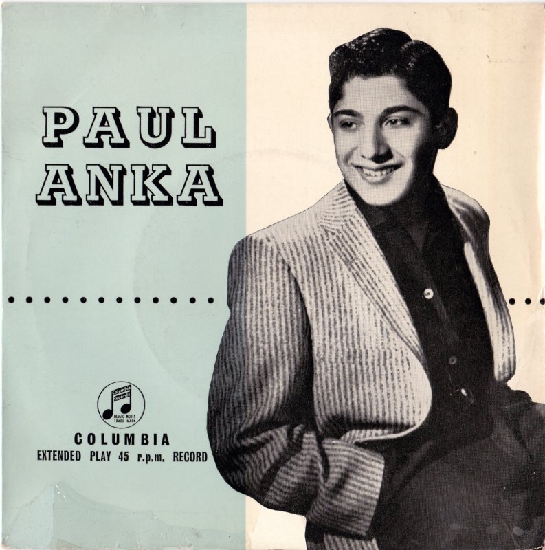 Paul Anka's debut 45rpm B-side release