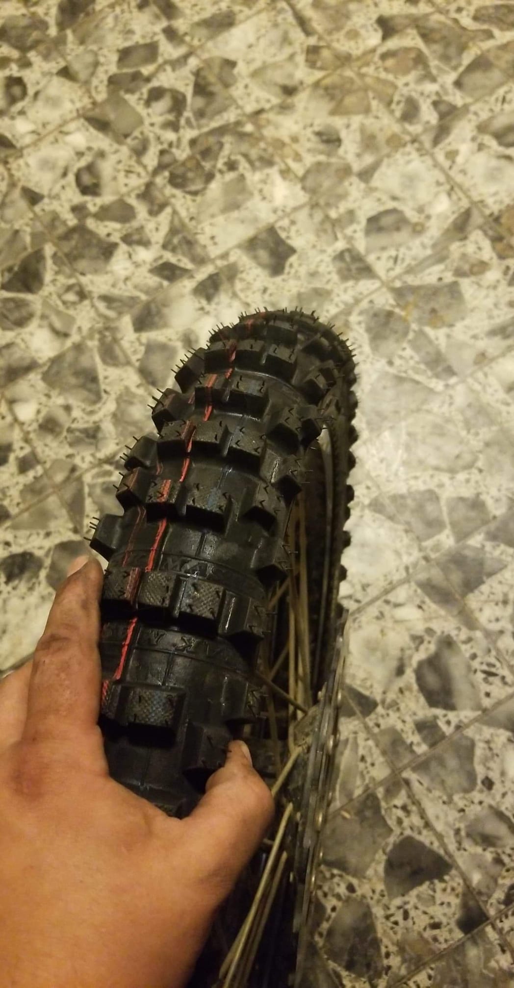 Kenda K760 Trakmaster II Front Tire - 60/100-14, DOT Approved, 6-Ply, Aggressive Knob For Dual Sport & Dirt