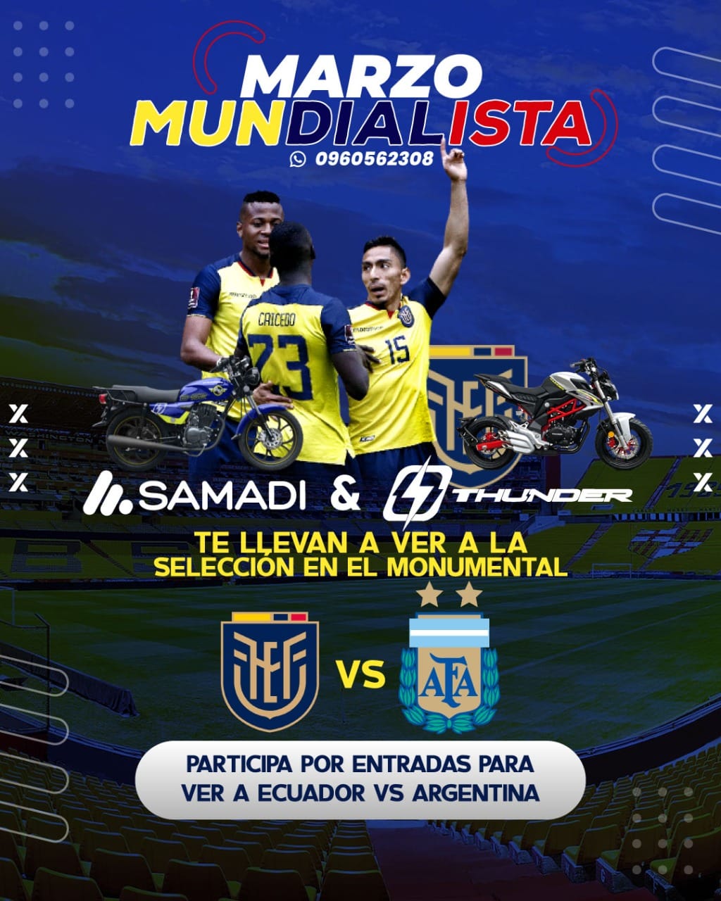 ¡La fusión de Samadi y Thunder te... - Samadi Motos Guayaquil