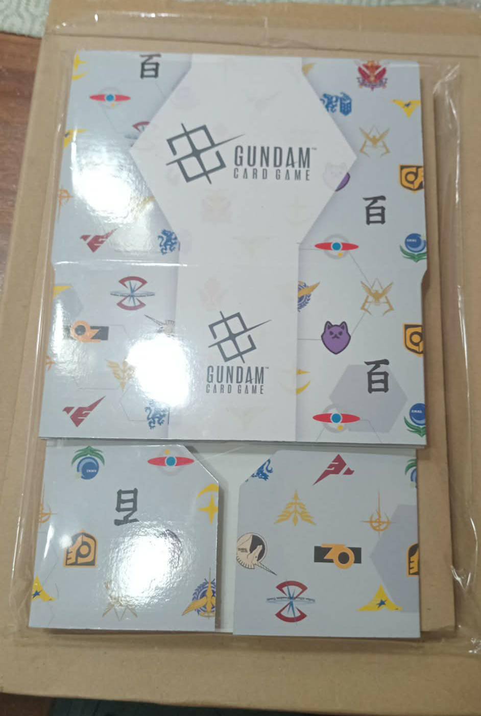 Gundam EVX07 deck box and resource set for sale