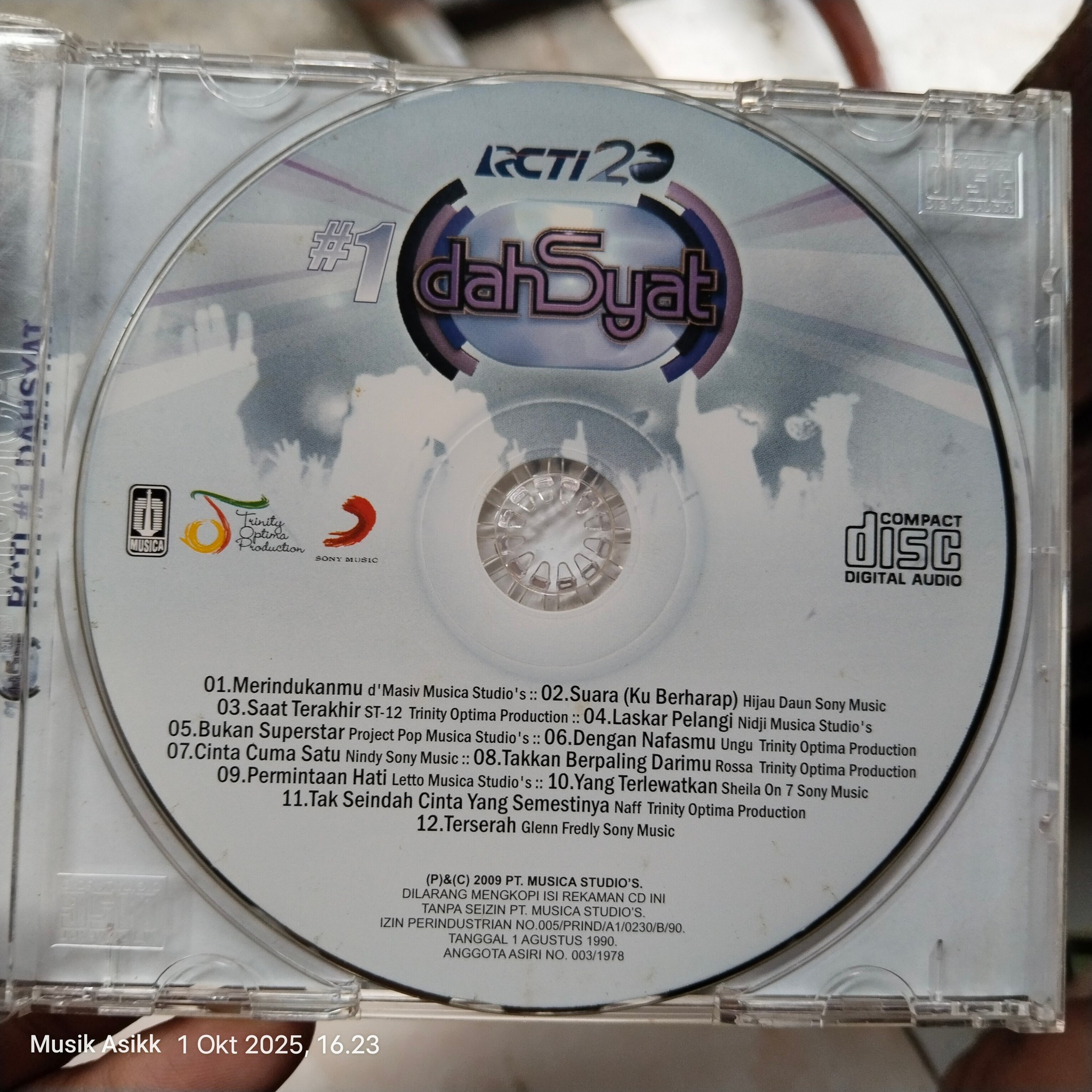 PUSAT JUAL BELI CD ︎VINYL ︎KASET ︎VCD-DVD ︎LD & MERCHANDISE MUSIK ...