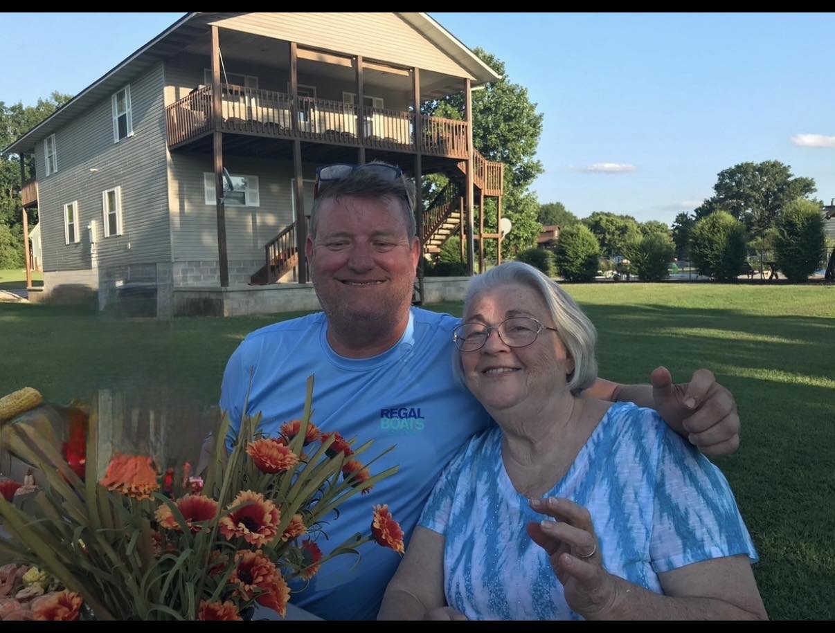 Jerry Cookson - My mother and I having a big time in front... | Facebook