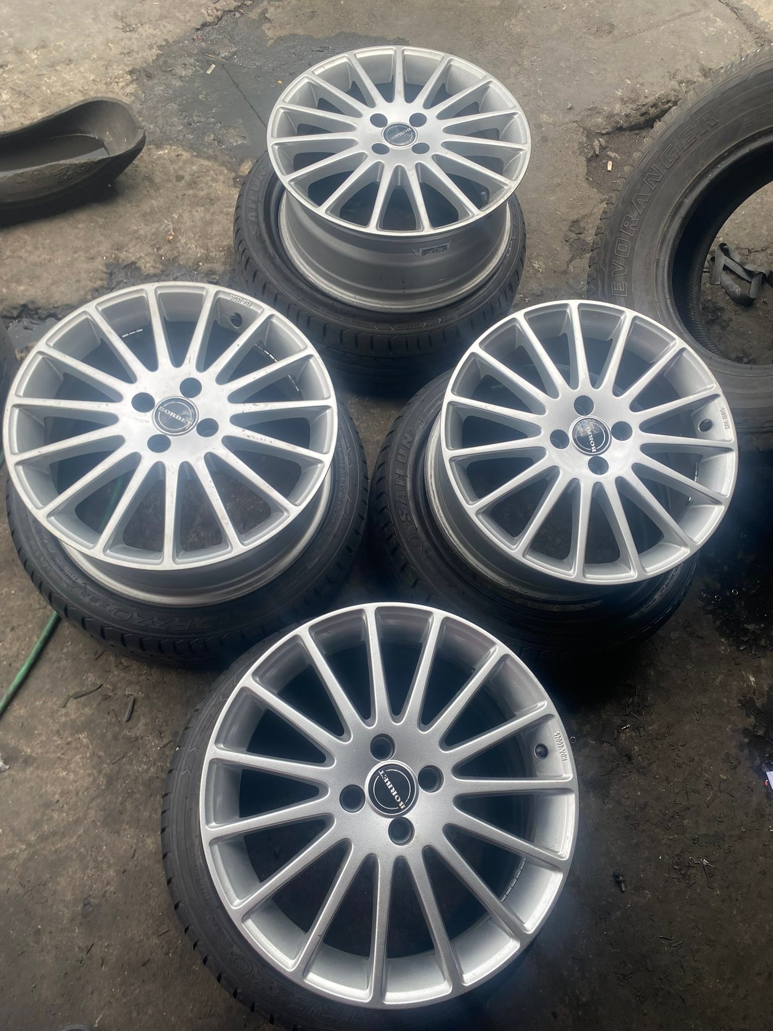 Borbet LS 17x7 wheels for sale