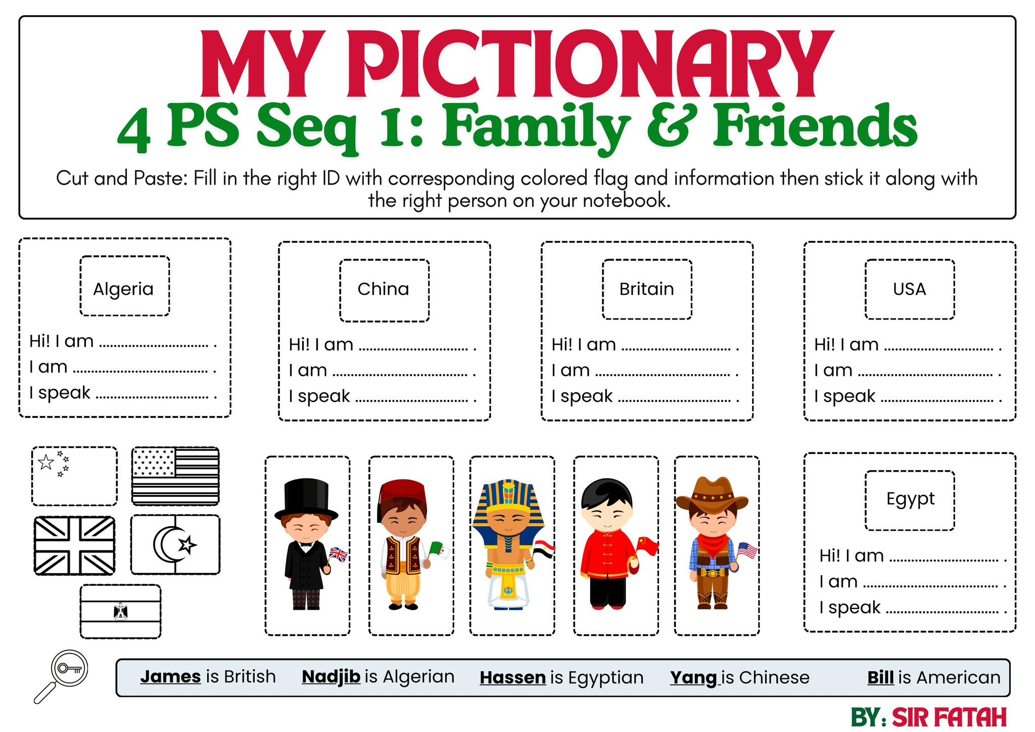 Teaching - 🌍 4PS Project Lesson: Family and Friends Pictionary! 🎨 Our ...