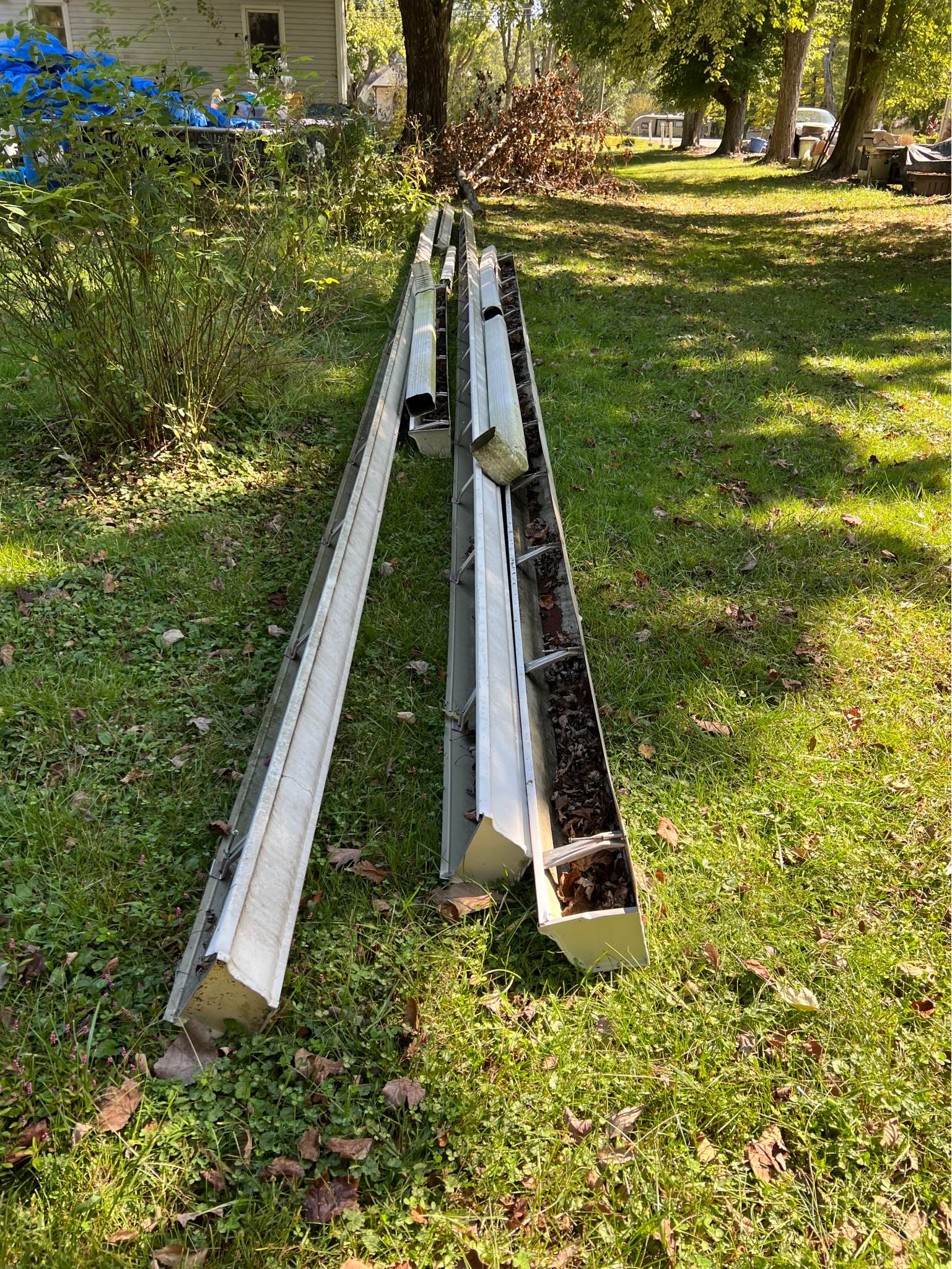 Used Gutters 120feet 6 Inch