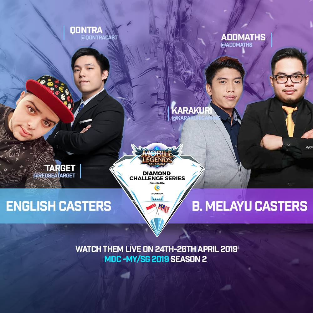 Say Hello To Mdc My Sg Season 2 Casters Mobile Legends Bang Bang Facebook mobile legends bang bang
