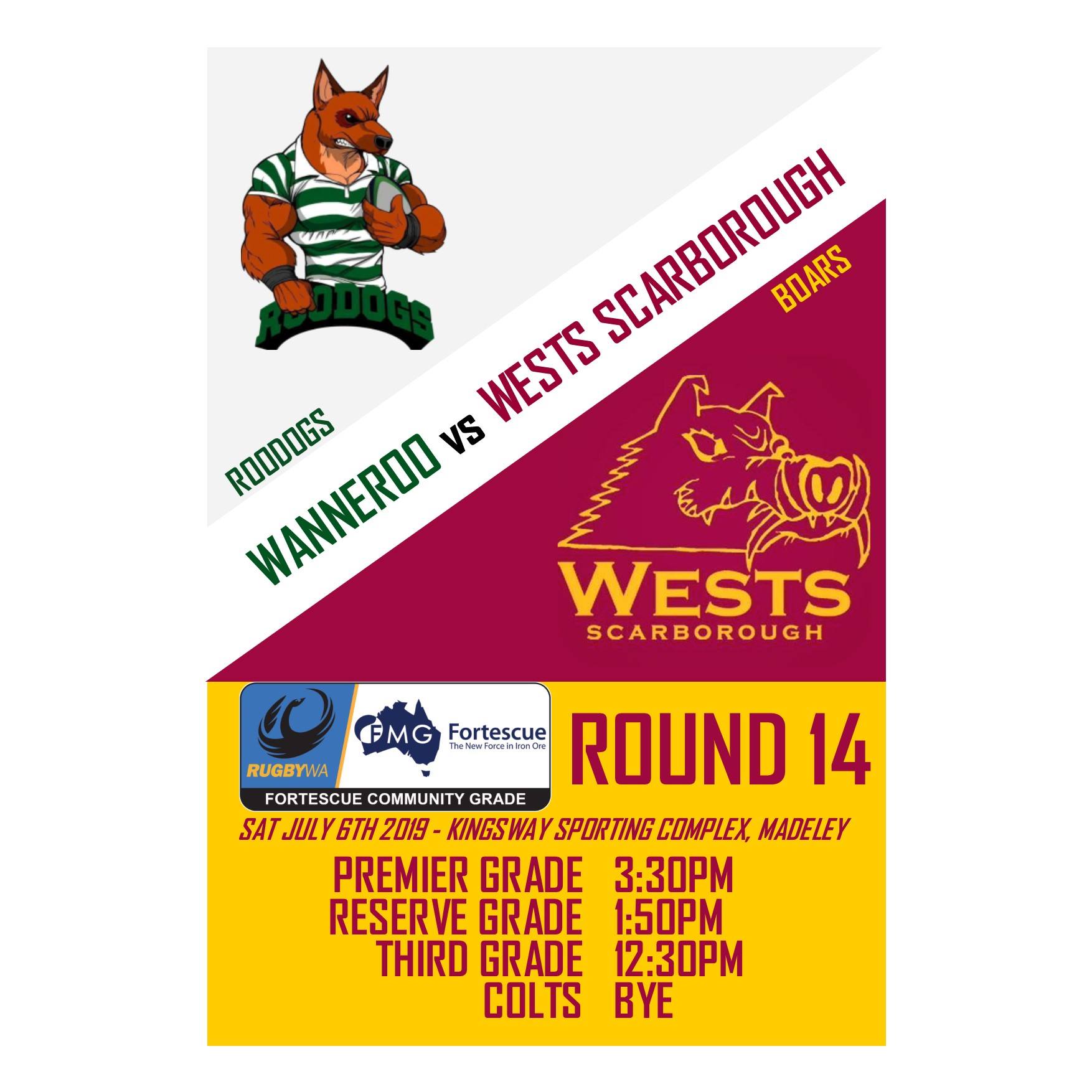 Wests Scarborough Rugby Union Club - The Wests Scarborough Boars are ...