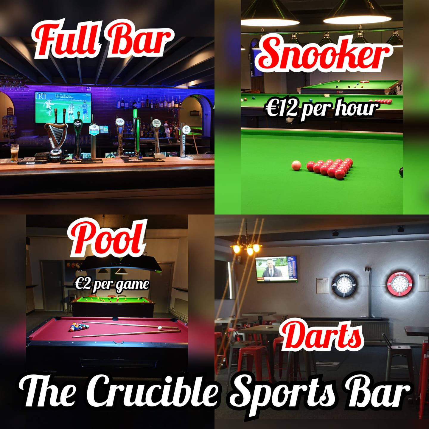 Raheny Inn - * Crucible Sports Bar News * We are now...