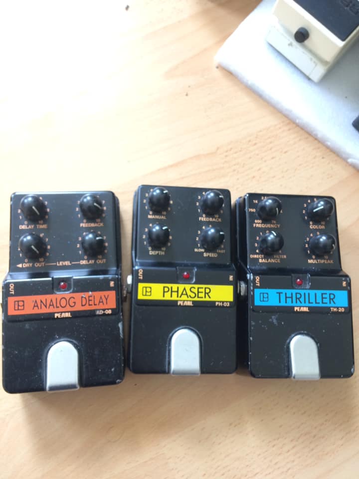 Vintage Pearl Sound Spice Pedals Collection and Experiences