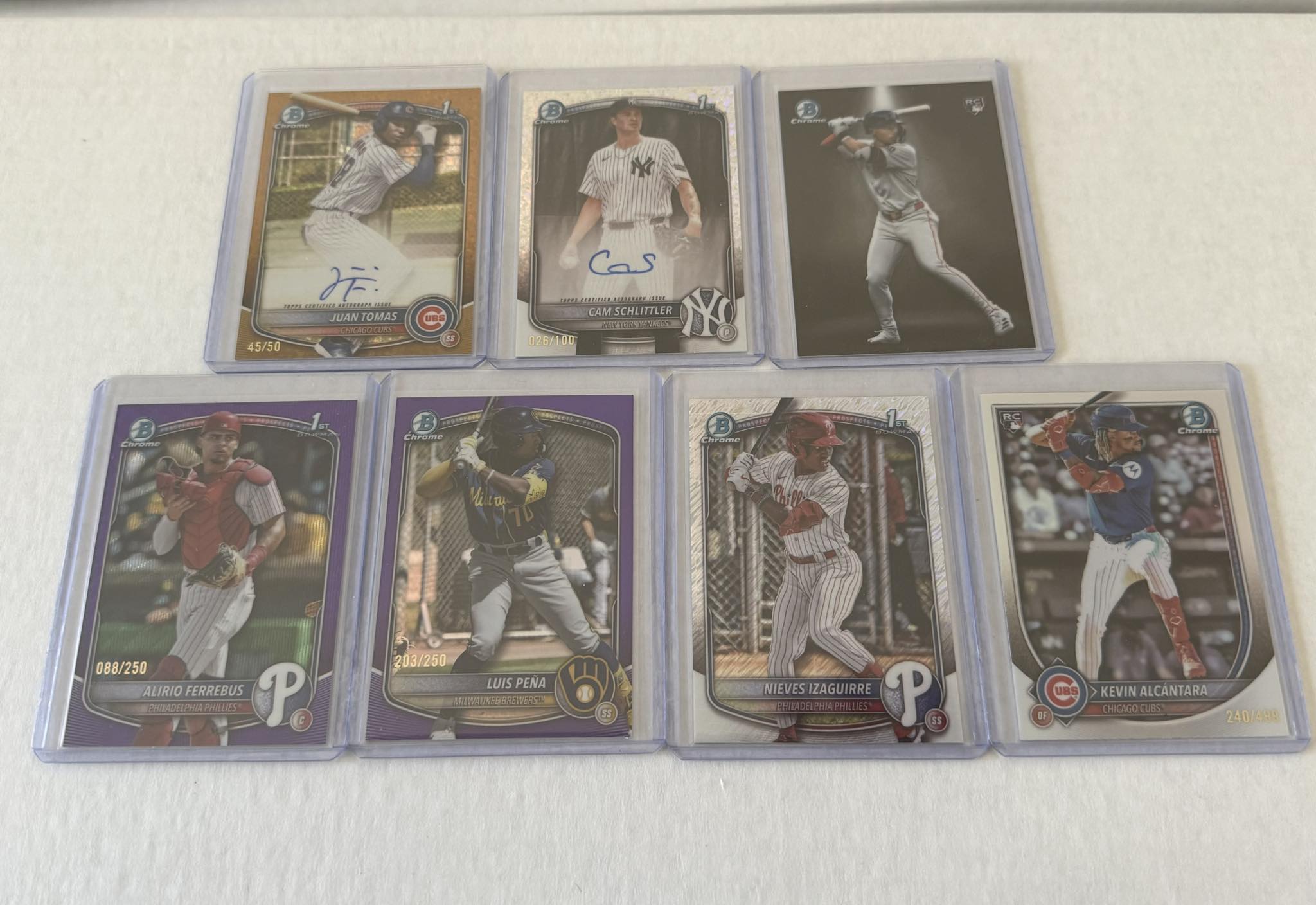 Bowman chrome box break results