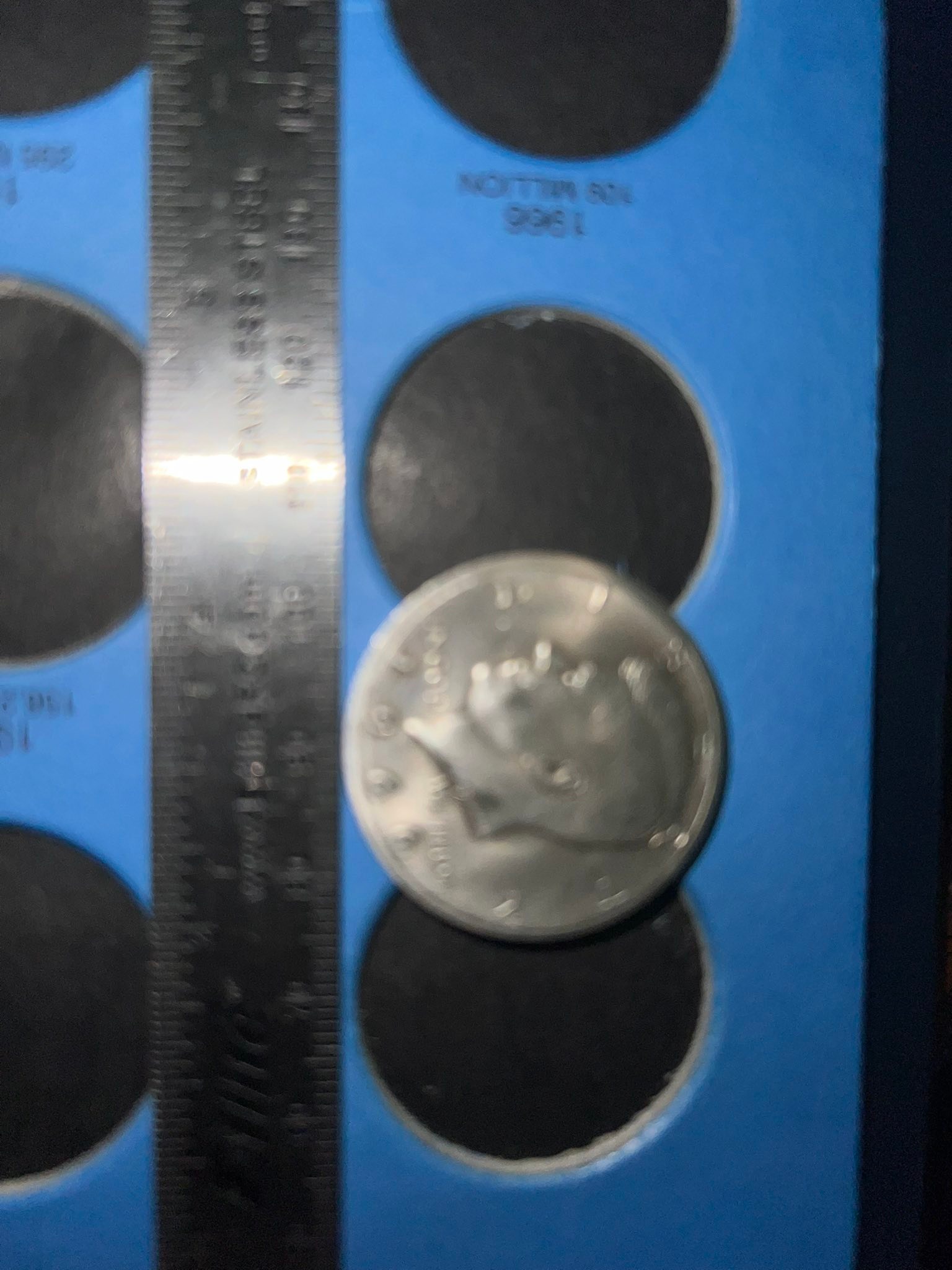 COIN STORAGE TUBES, round clear plastic w/ screw on tops for HALF DOLLARS (Quantity of 10 tubes