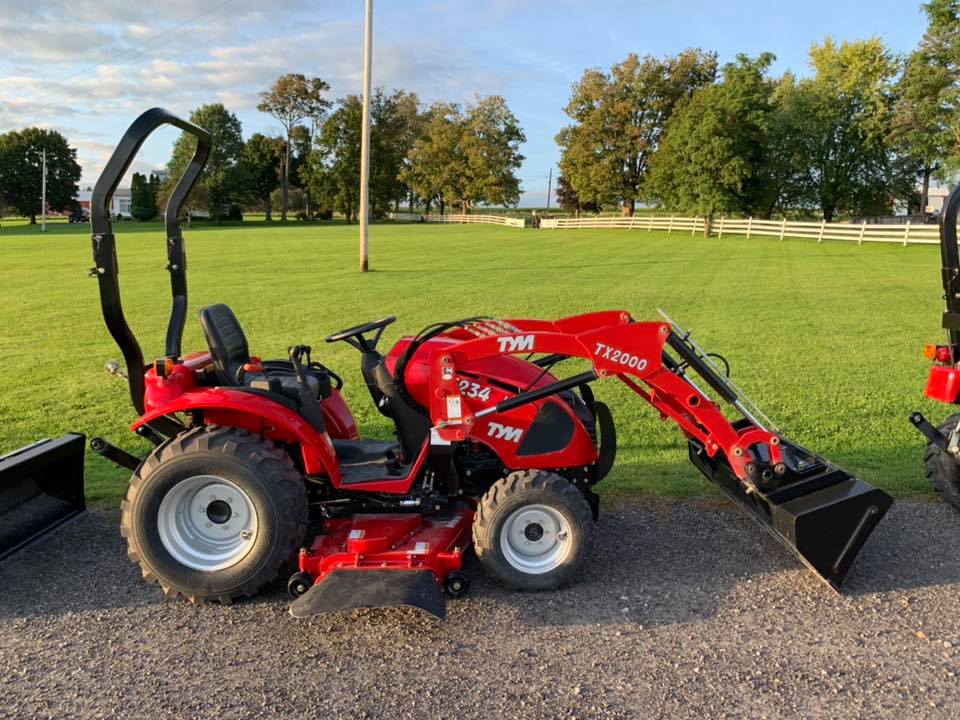 TYM T234 24hp sub compact tractor loader and 60” mower deck - Sports ...