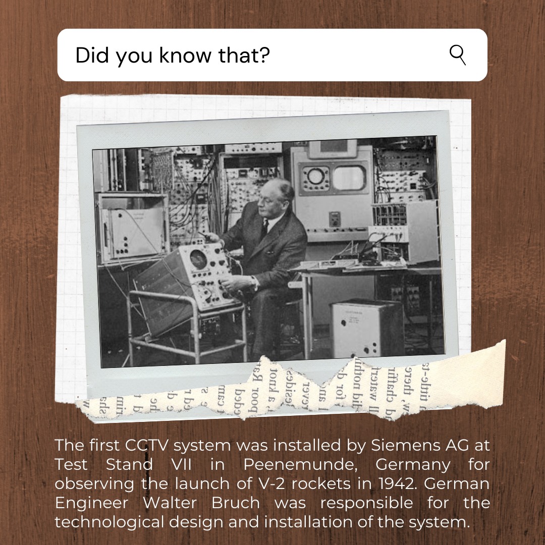 Philippine - Did you know that ⁉️ The first CCTV system was installed ...