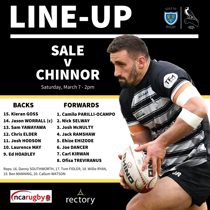 Chinnor RFC Thame - ⚫️⚪️ TEAM NEWS | Here's your Chinnor side to face ...