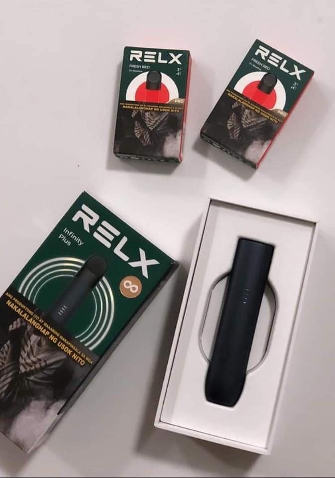 relx vape philippines Elevate your vaping game with Infinity Plus from RELX Philippines💨 It comes with the improved battery that can power up all day long and your no smoke smell journey!! 1 Infinity Choose Flavor:Green Apple Watermelon Brands njoy menthol pods NJOY