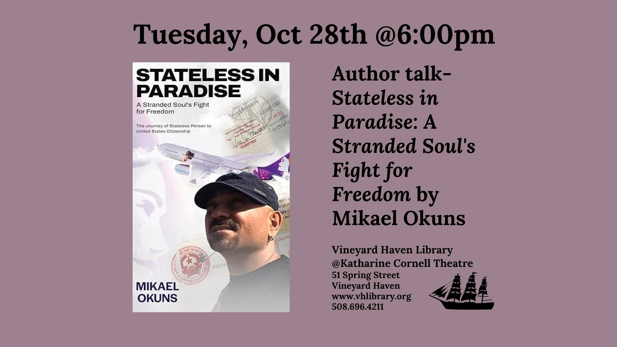 Author Talk: “Stateless in Paradise: A Stranded Soul's Fight for ...