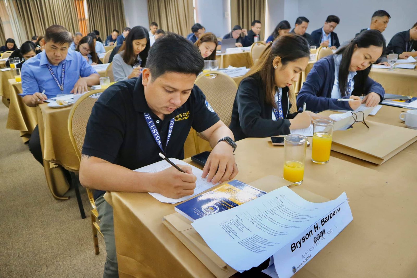 Bureau of Customs PH - [IN PHOTOS] Newly hired Customs employees attend ...