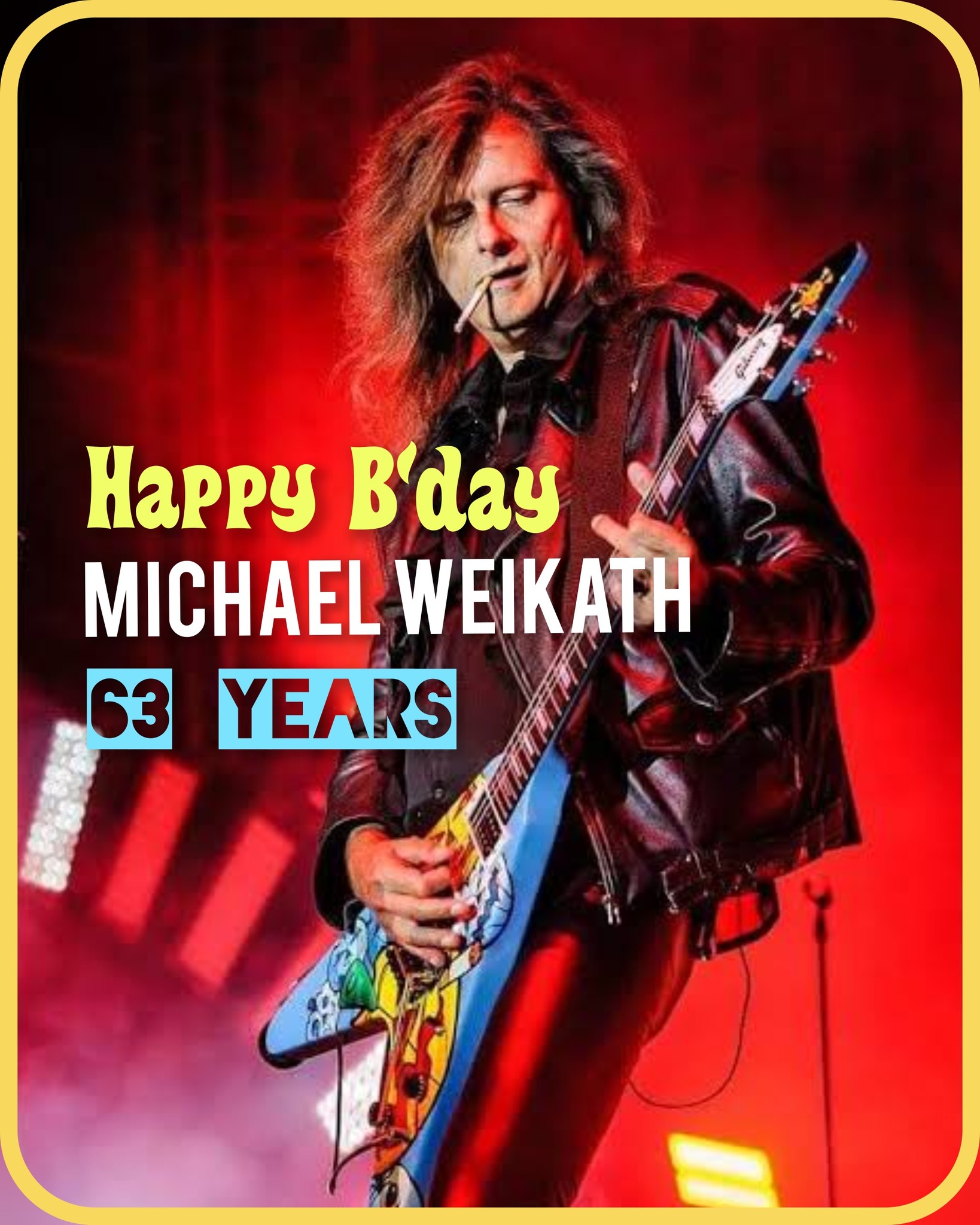 🎃🎂 Happy WEIK-day to HELLOWEEN's founding member Michael Weikath!