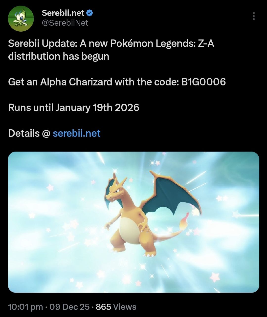 🔥Get your free Charizard now in #PokemonLegendsZA game | Facebook