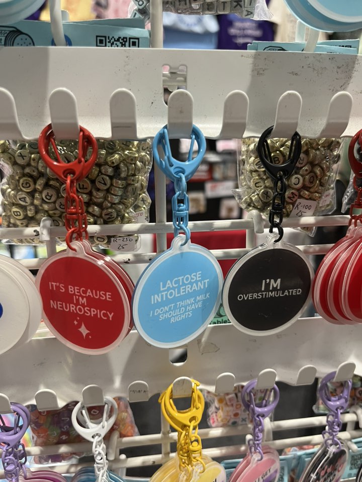 At a local comic con and one stall had these keychains that would fit ...