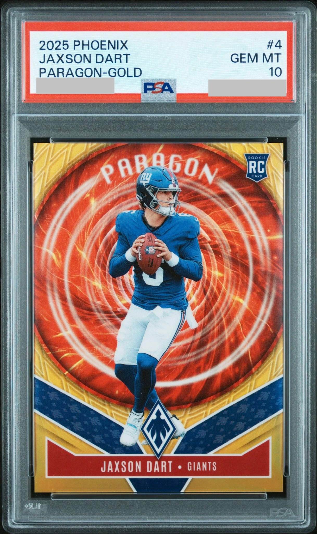 Nonsense is seeing your Jaxson Dart Gold Paragon 10/10 graded a