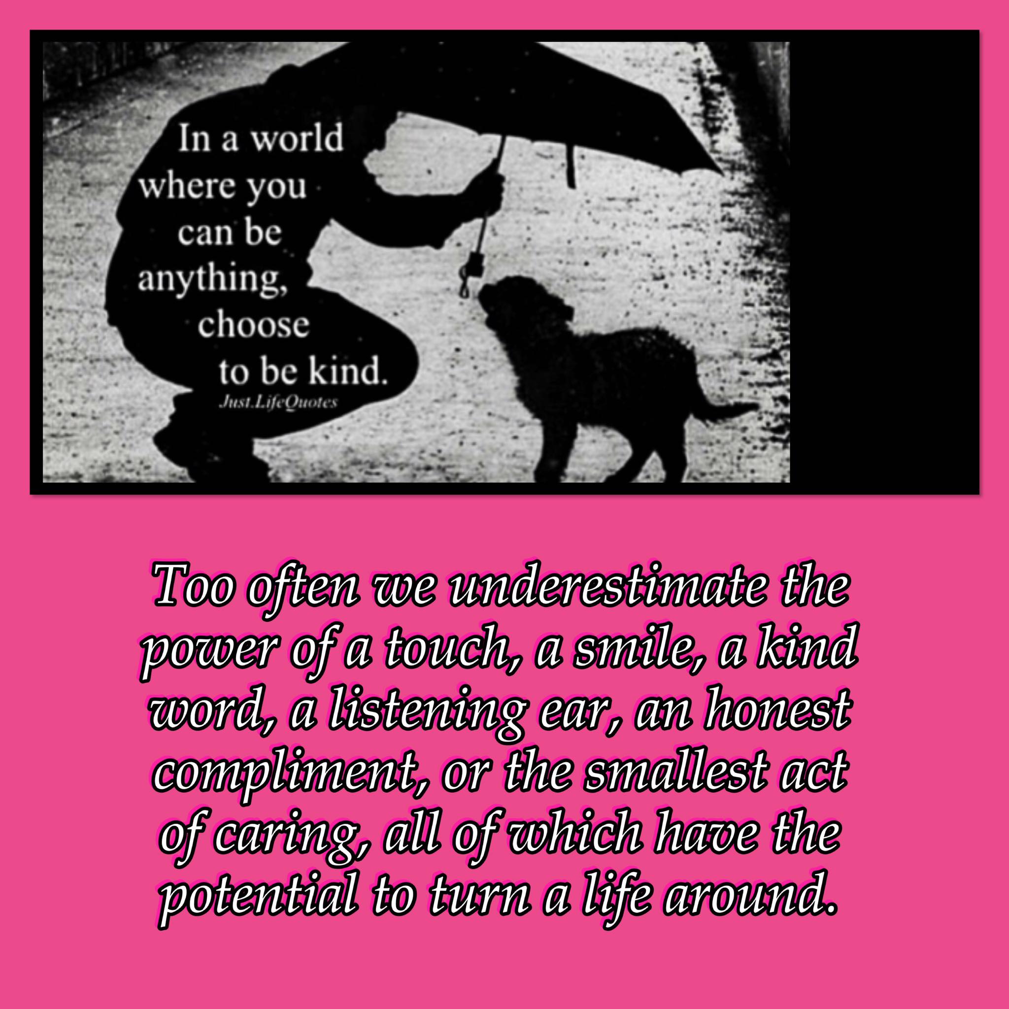 Small acts of kindness - The Ripple Effect - Home