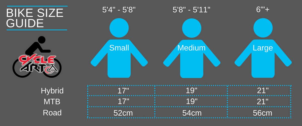 Cycle Art - -HERE'S THE BICYCLE SIZING GUIDE | Facebook