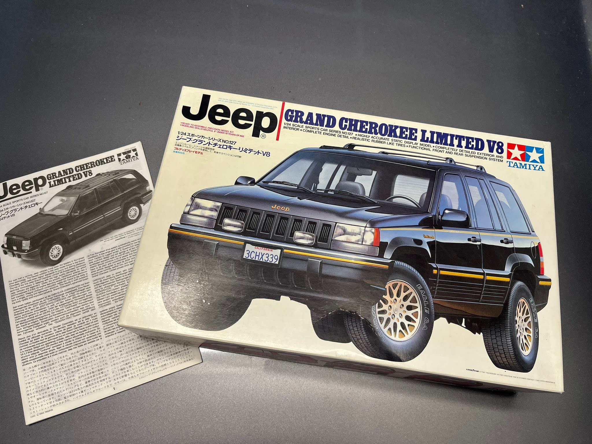 Building Tamiya Jeep Grand Cherokee model