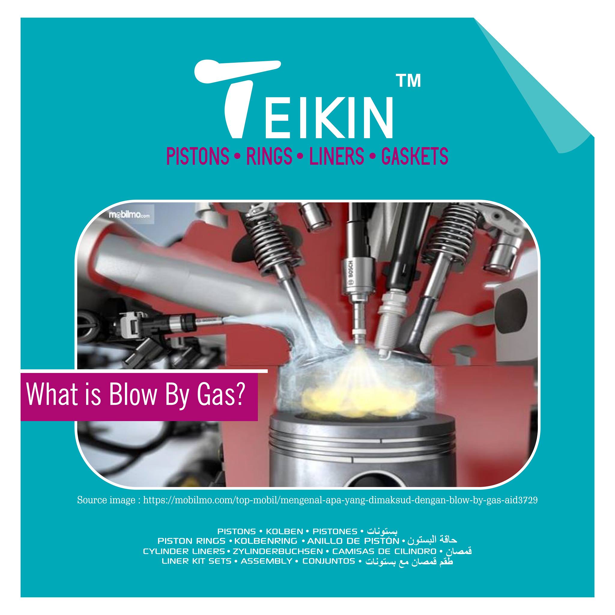 Blow by gas adalah bahan bakar... - Teikin Engine Components | Facebook