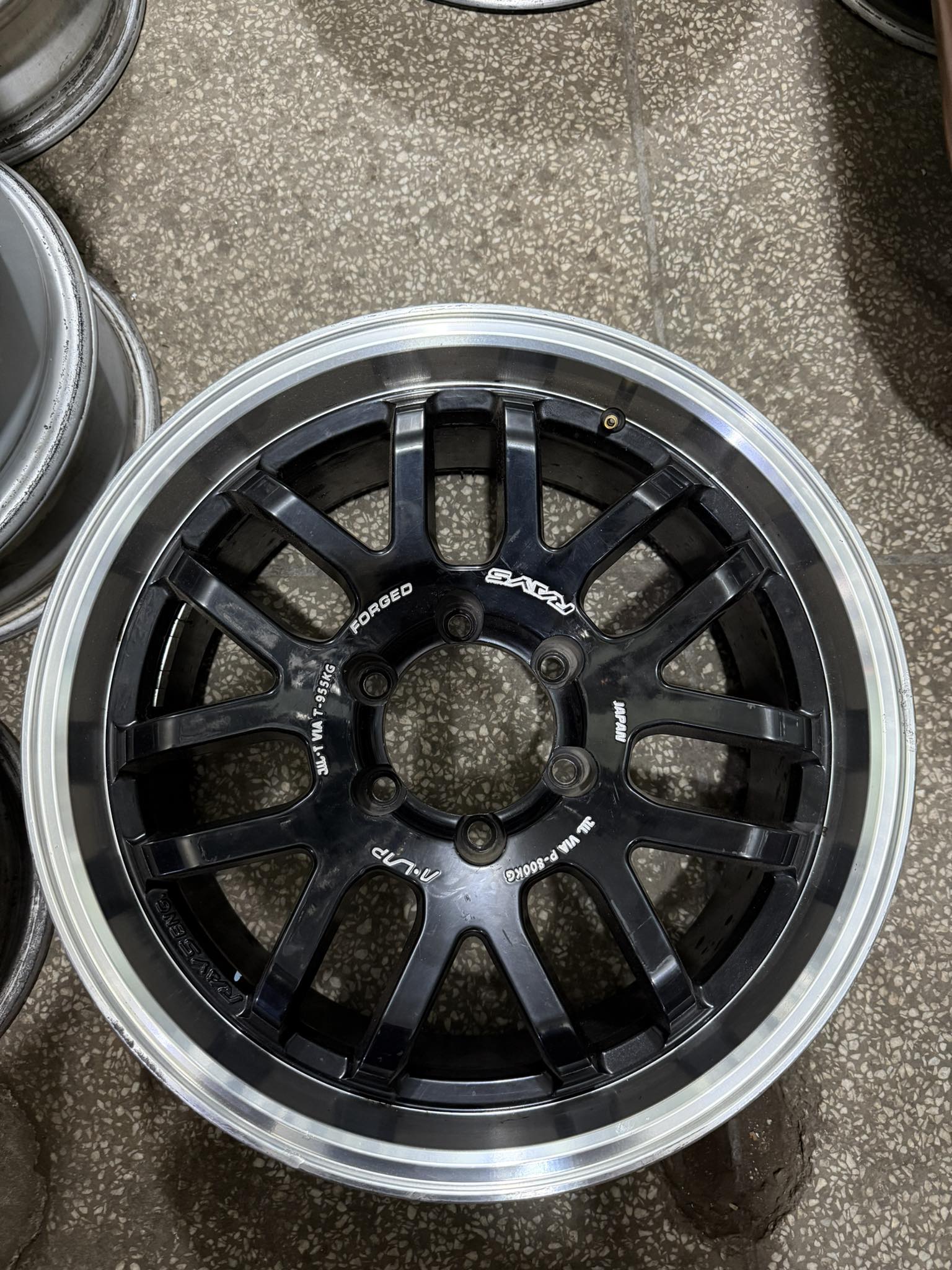 Rays A-LAP 07X 🇯🇵 18 inch 6 nut 139 pcd 9jj 0 offset For Land