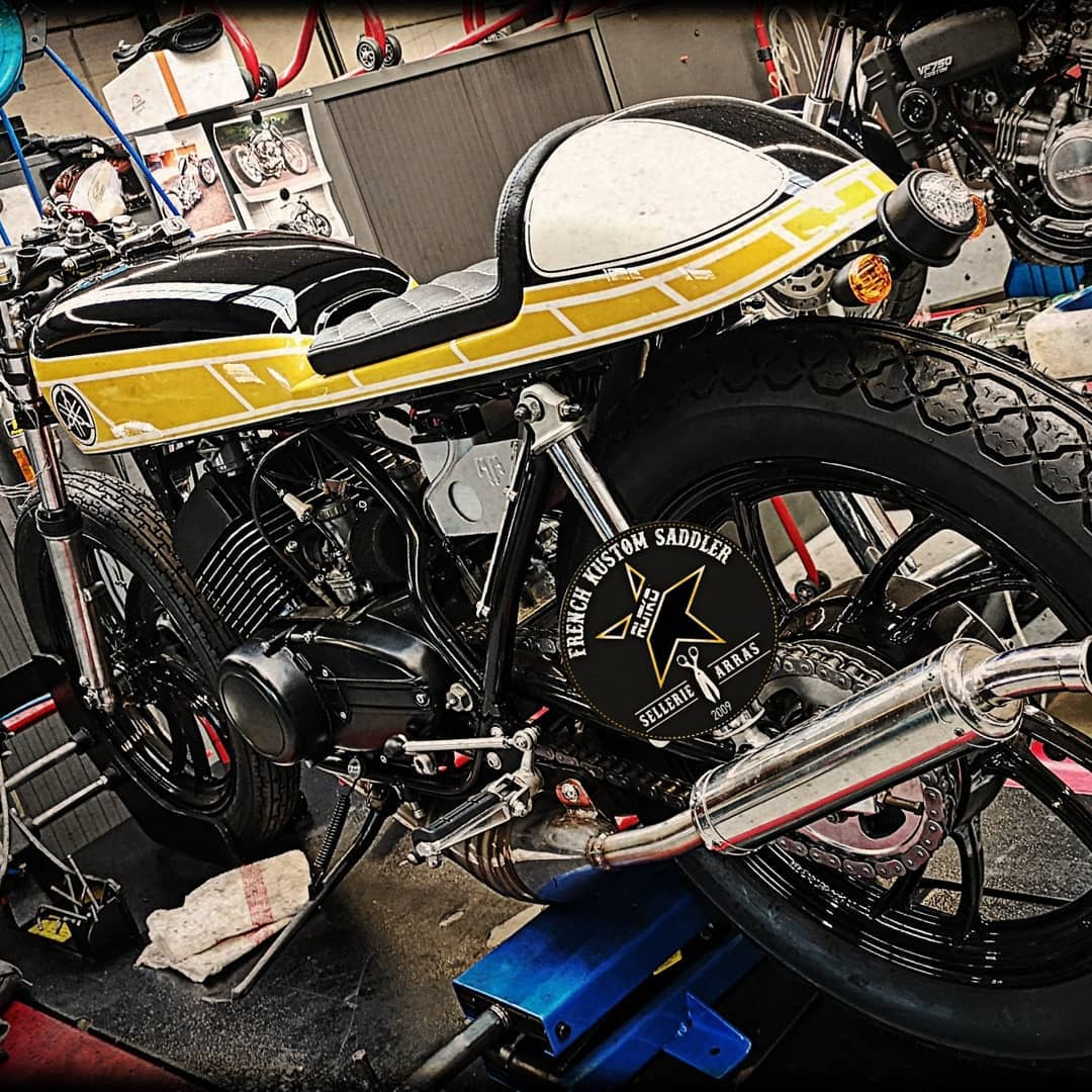 Sellerie Rutko - Selle cafe racer sur mesure #yamaha...