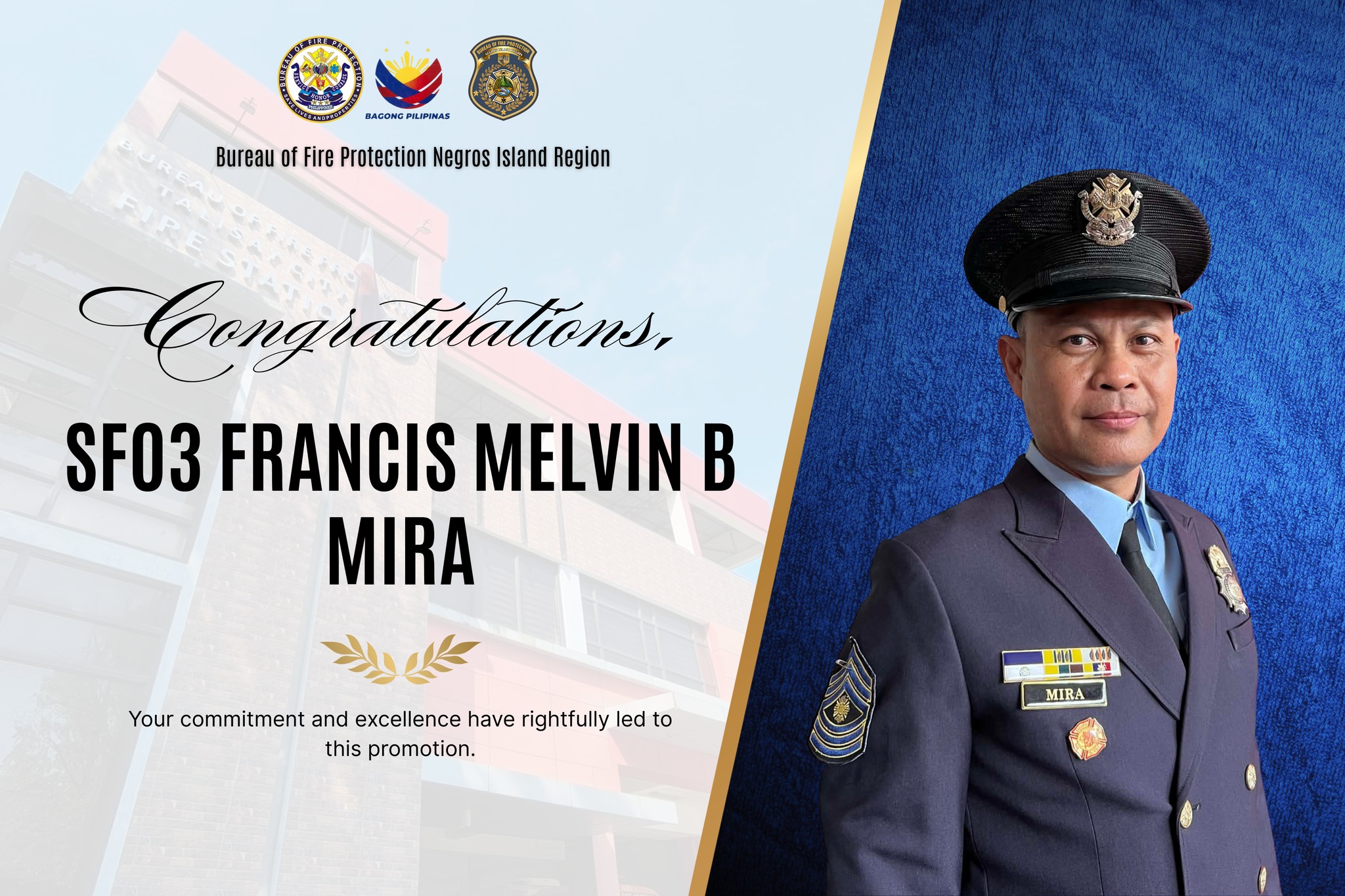 𝐂𝐎𝐍𝐆𝐑𝐀𝐓𝐔𝐋𝐀𝐓𝐈𝐎𝐍𝐒 on your... - Bfp Nir BaisCity FireStation | Facebook