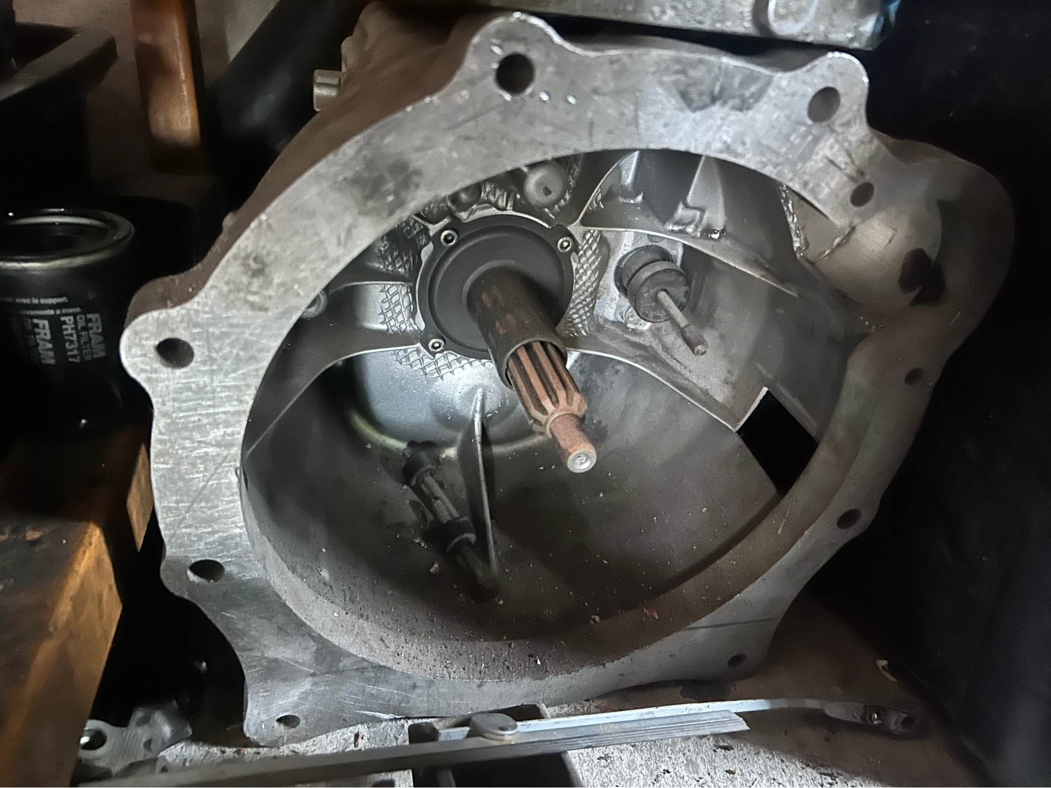 Mitsubishi 4g63 lancer evo 3 motor and bmw gearbox converted to fit for ...