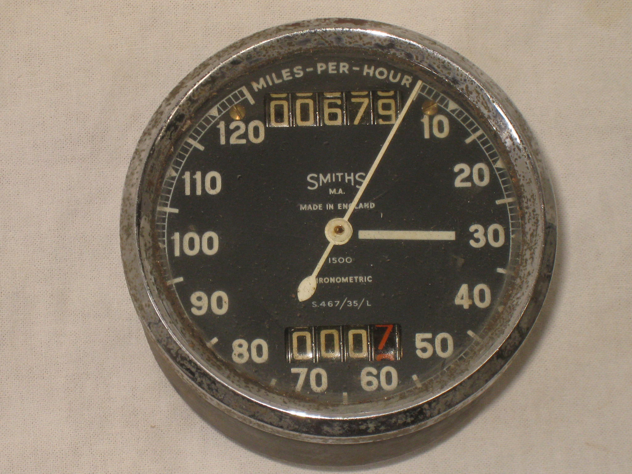 Smith Chronometric Speedometer for British Motorcycle