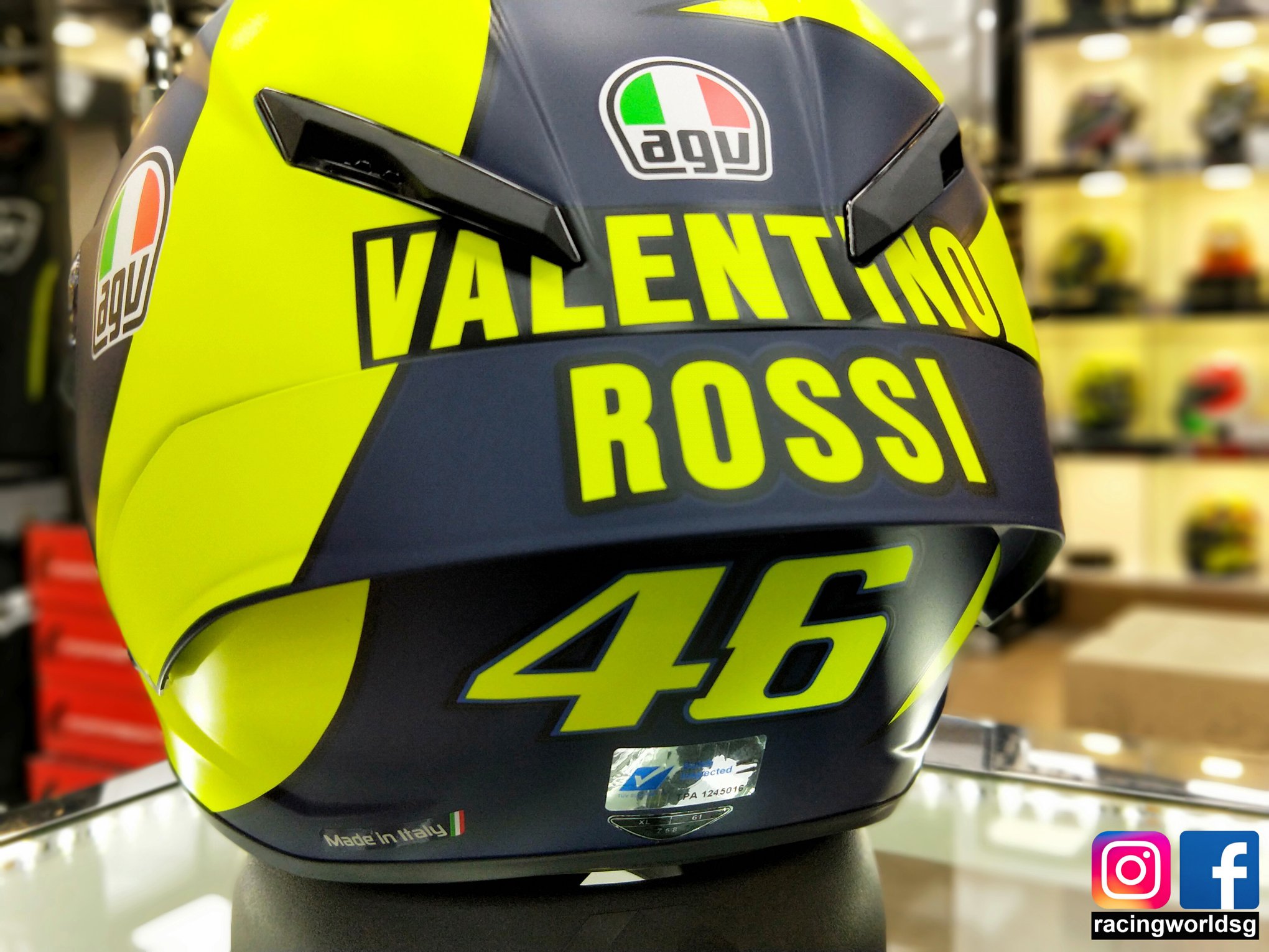 AGV Pista GP R Carbon Rossi Soleluna 2018 Helmet The pinnacle of