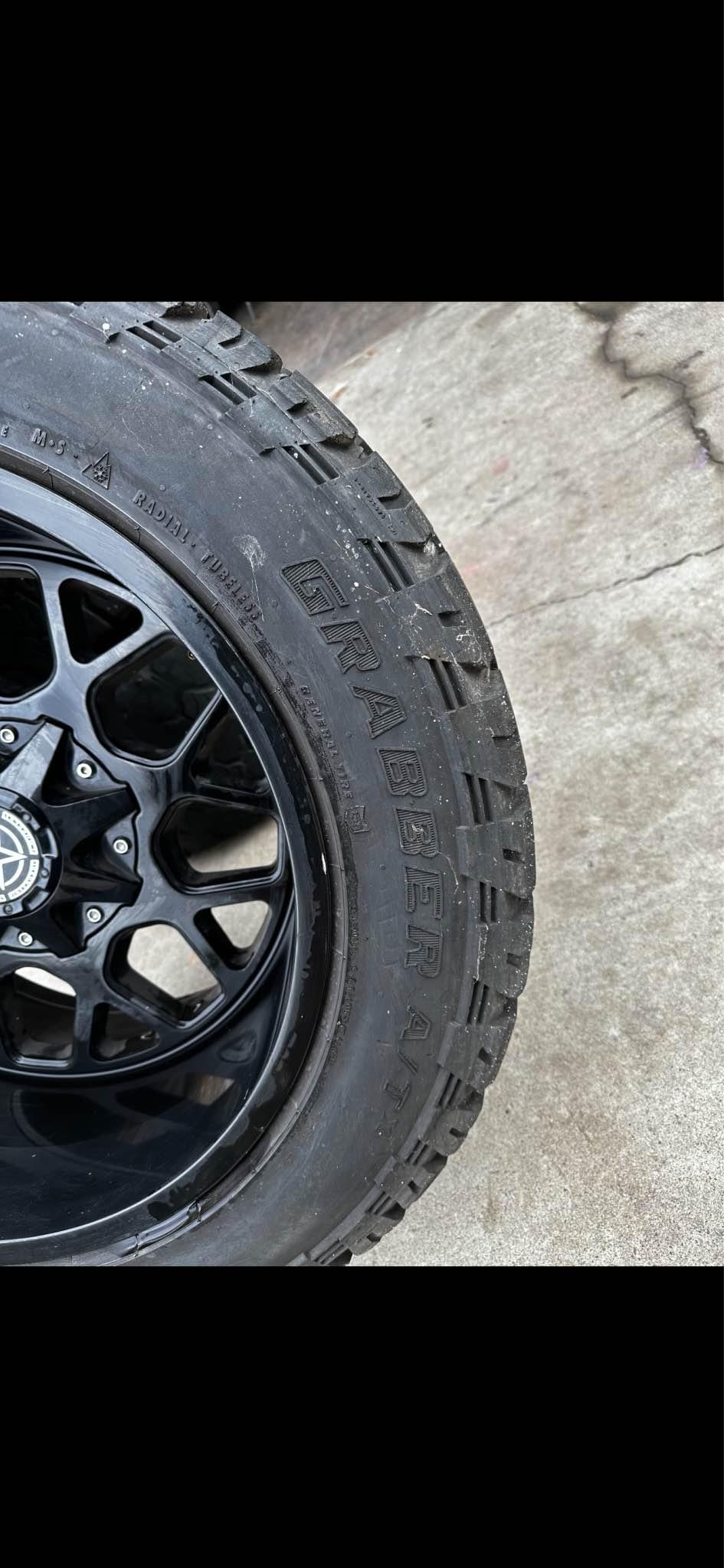 Size is 33x12.50 R20 LT Car Wheels, Tires & Parts Stockton