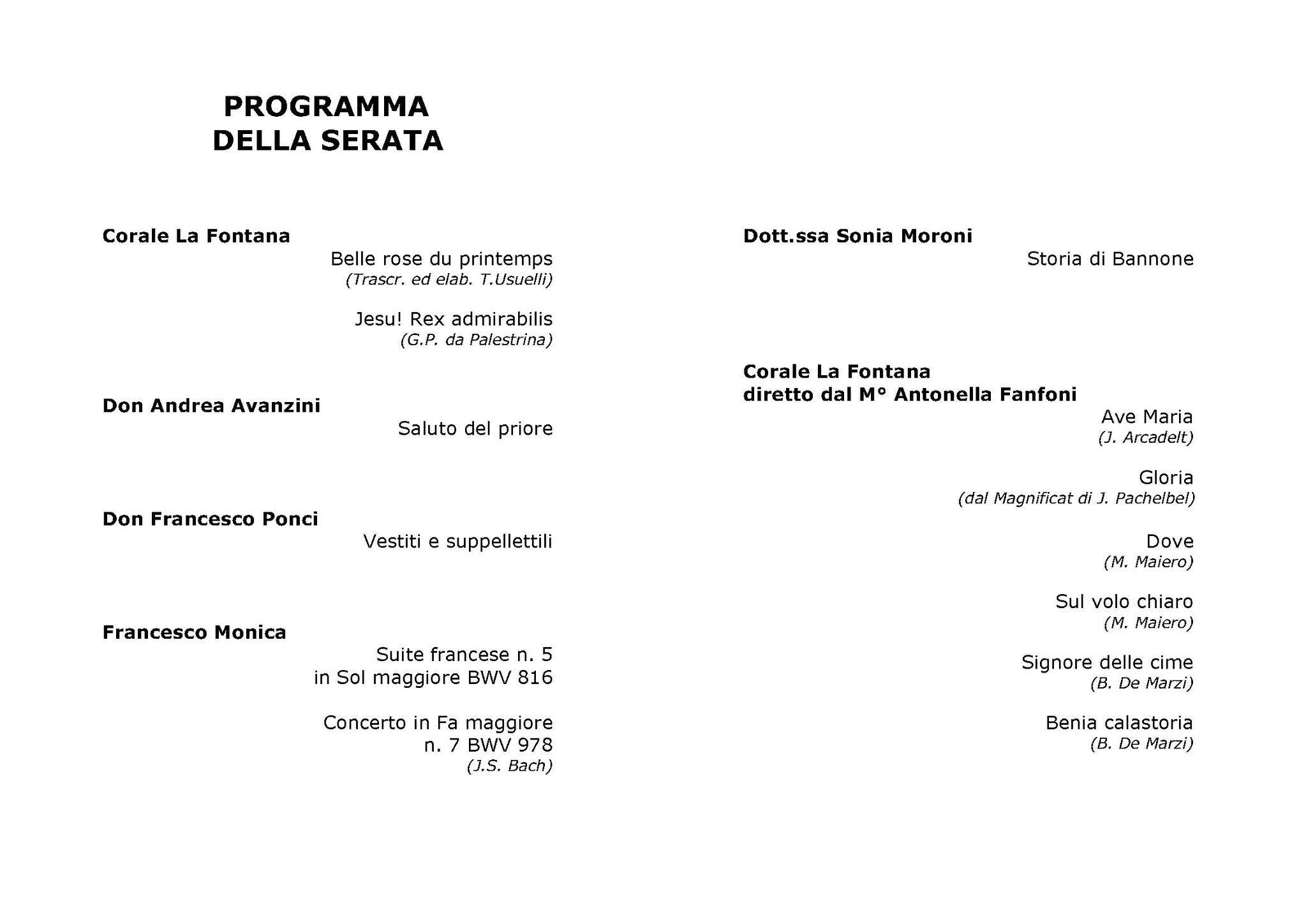 Gruppo Corale La Fontana Posts Facebook