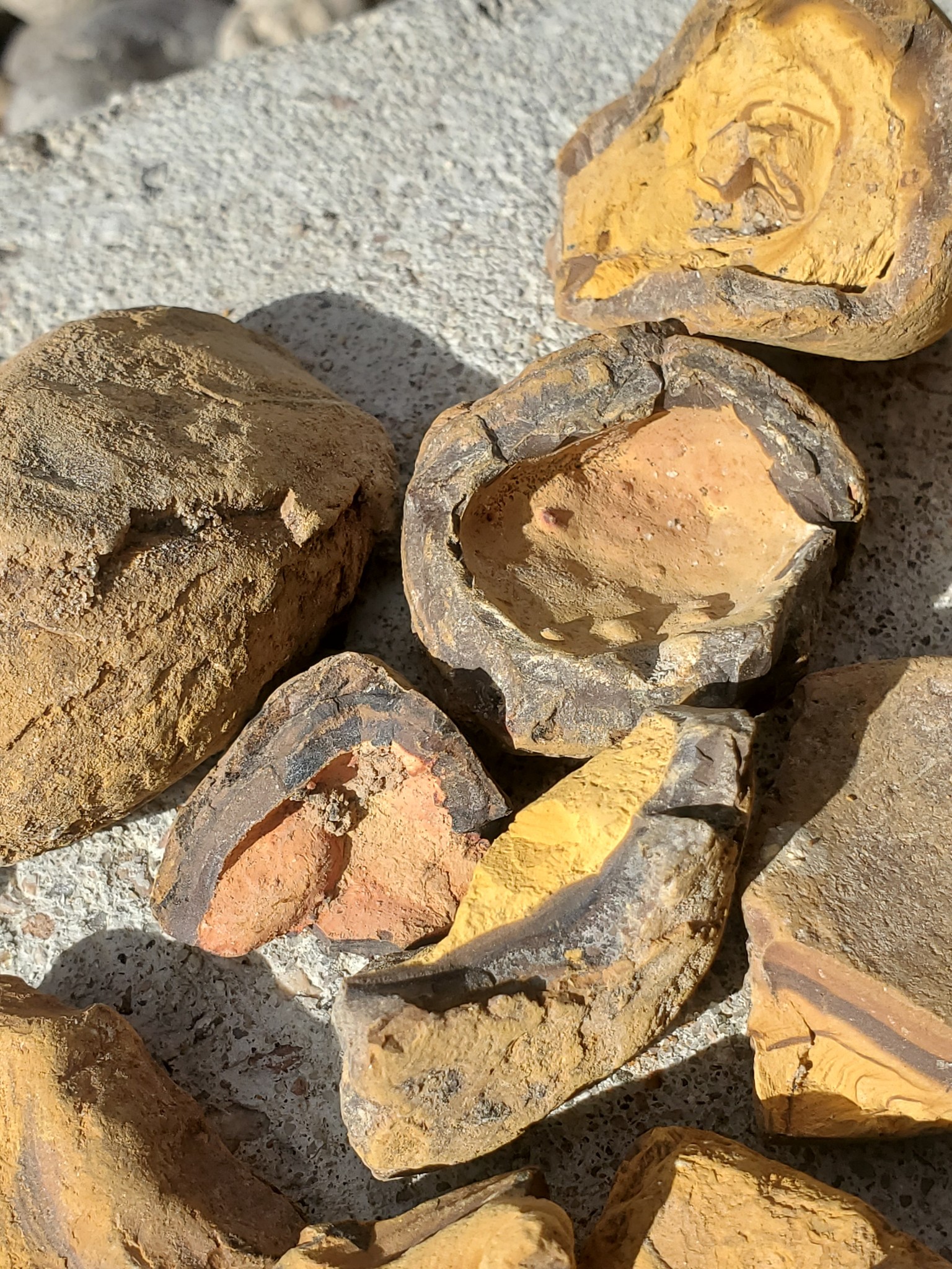 Can anyone identify these egg like rocks i found in some 1.5 inch river ...