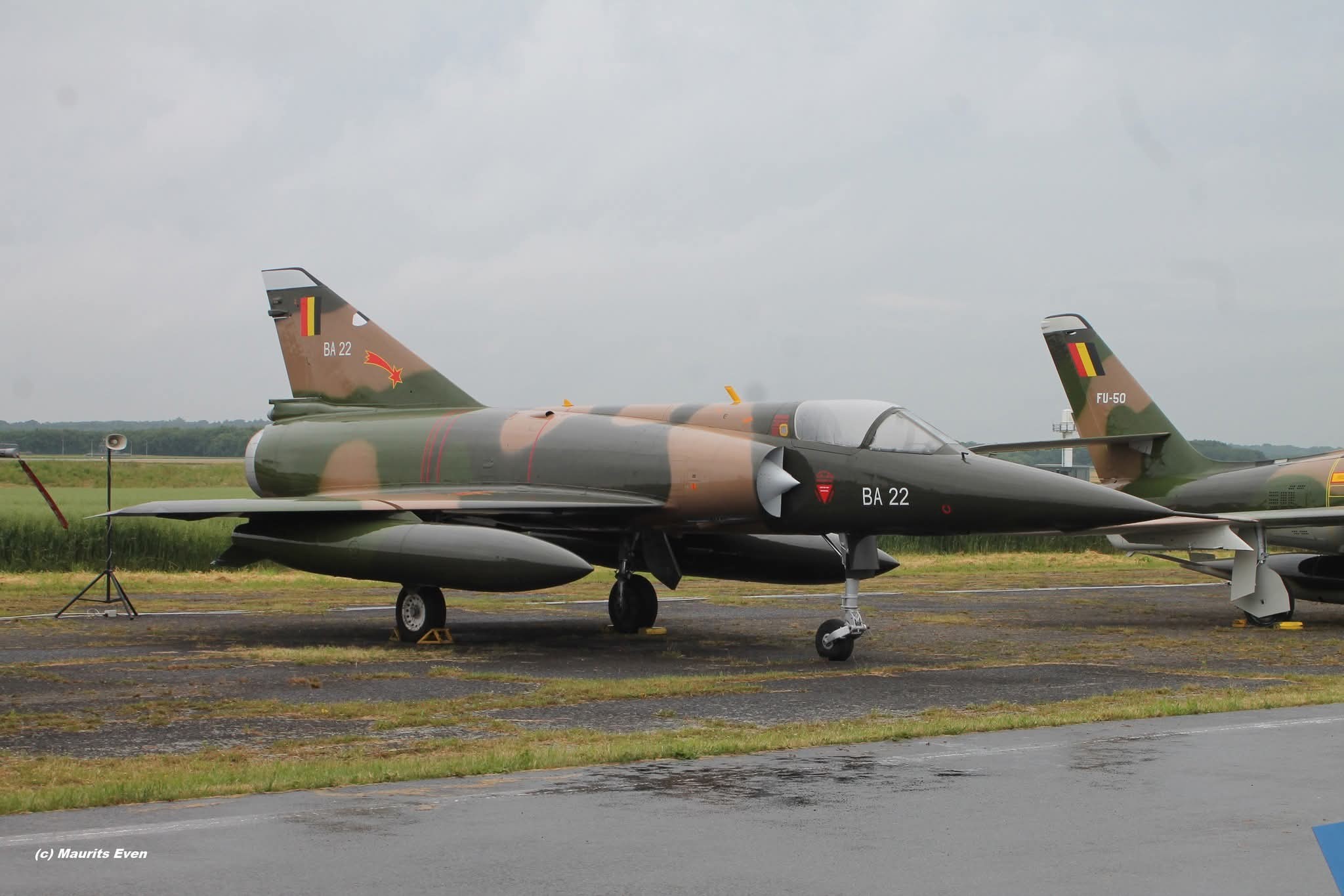 Florennes air base fanpage | Former 2 smaldeel Mirage 5BA BA22 seen ...