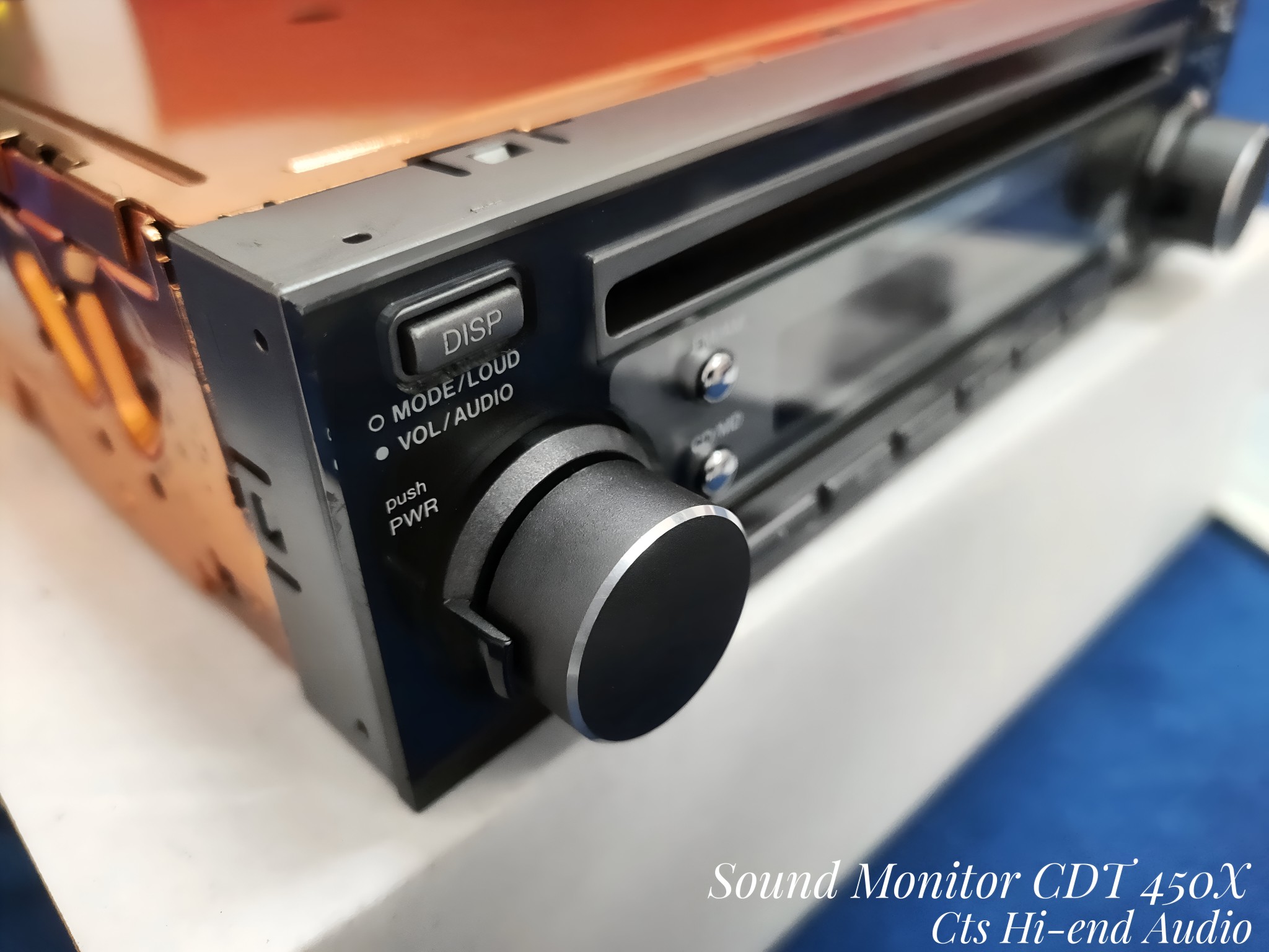 🎧SOUND MONITOR CDT 450X CD Head Unit Hi-fi Audio Brand year 2001