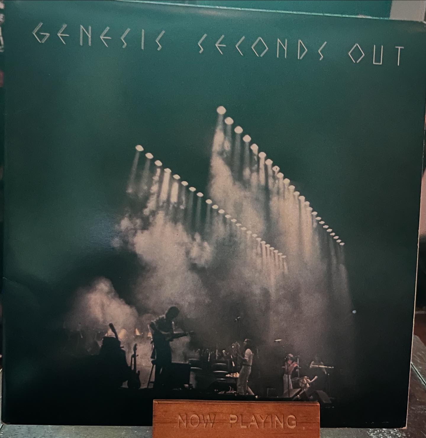 Favorite album cover: Seconds Out by Genesis, 1977