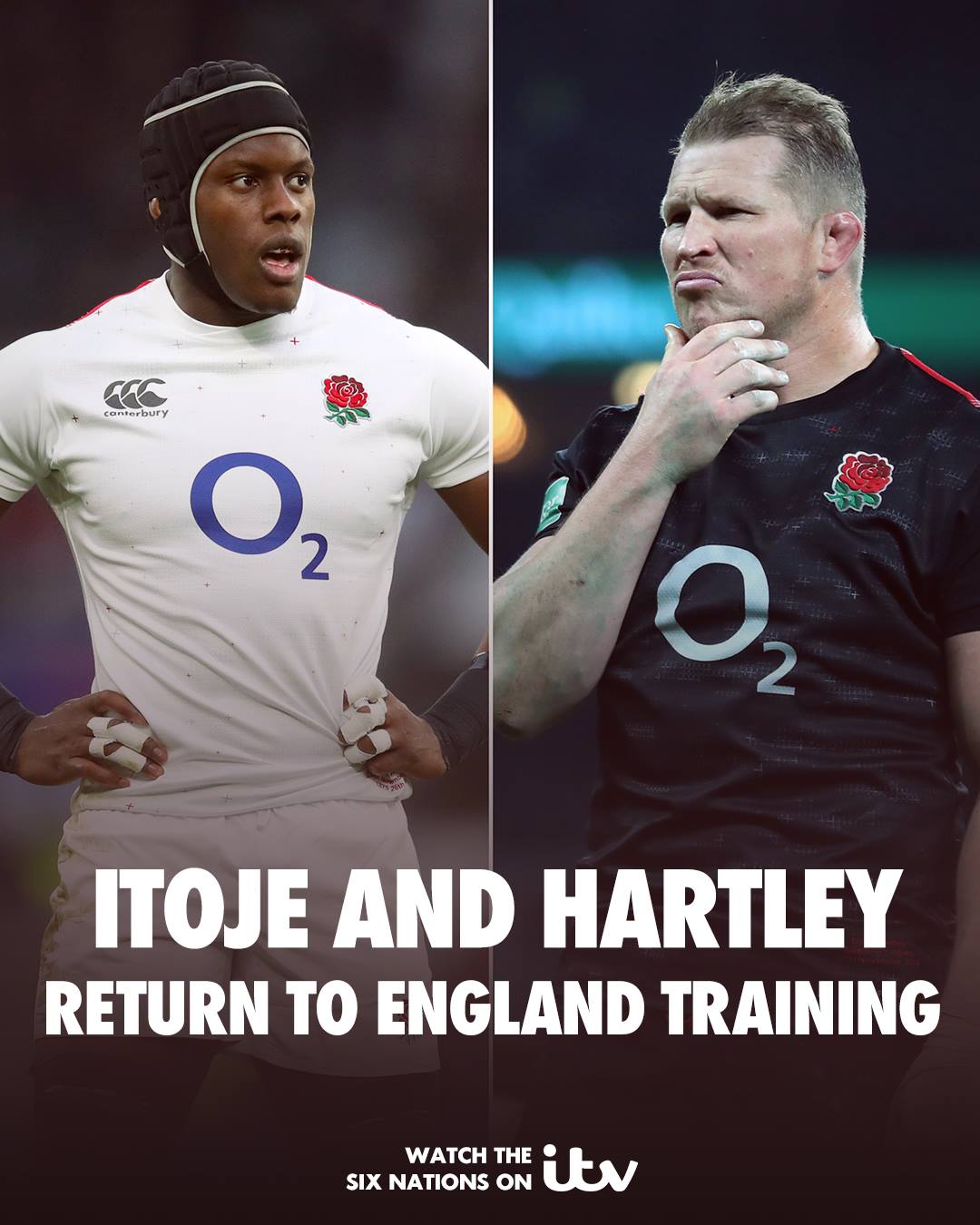 ITV Rugby - 🏴󠁧󠁢󠁥󠁮󠁧󠁿 Maro Itoje and Dylan Hartley work... | Facebook