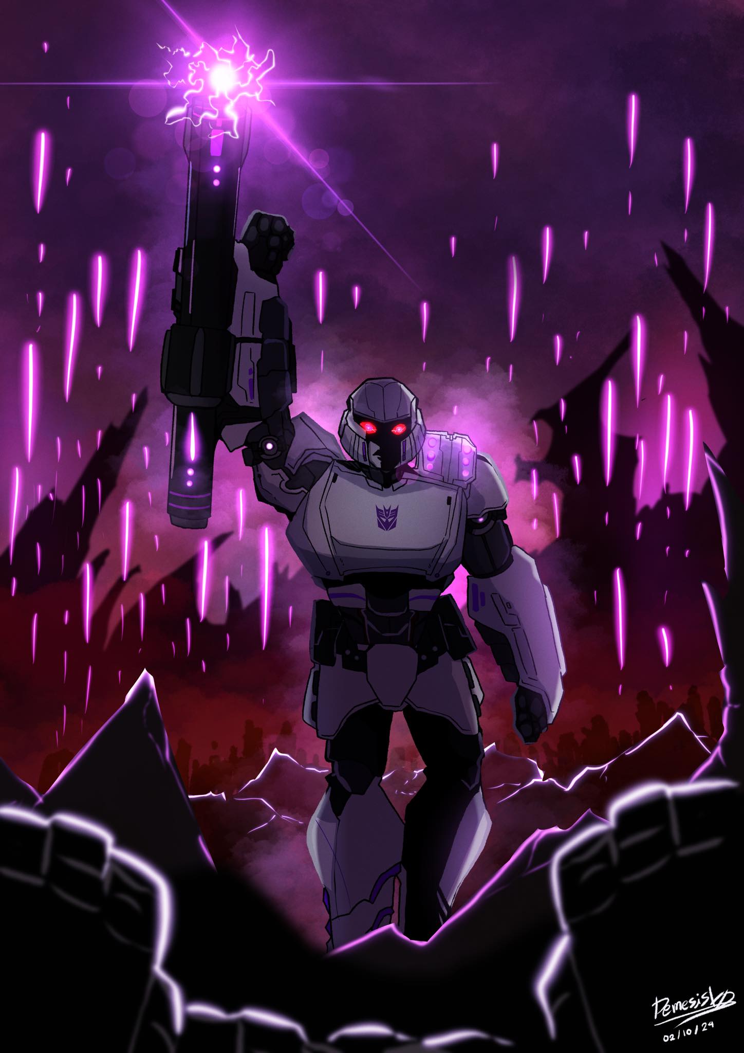 Dem Saysumlee - DECEPTICONS RISE UP | Megatron art by me 🫡...