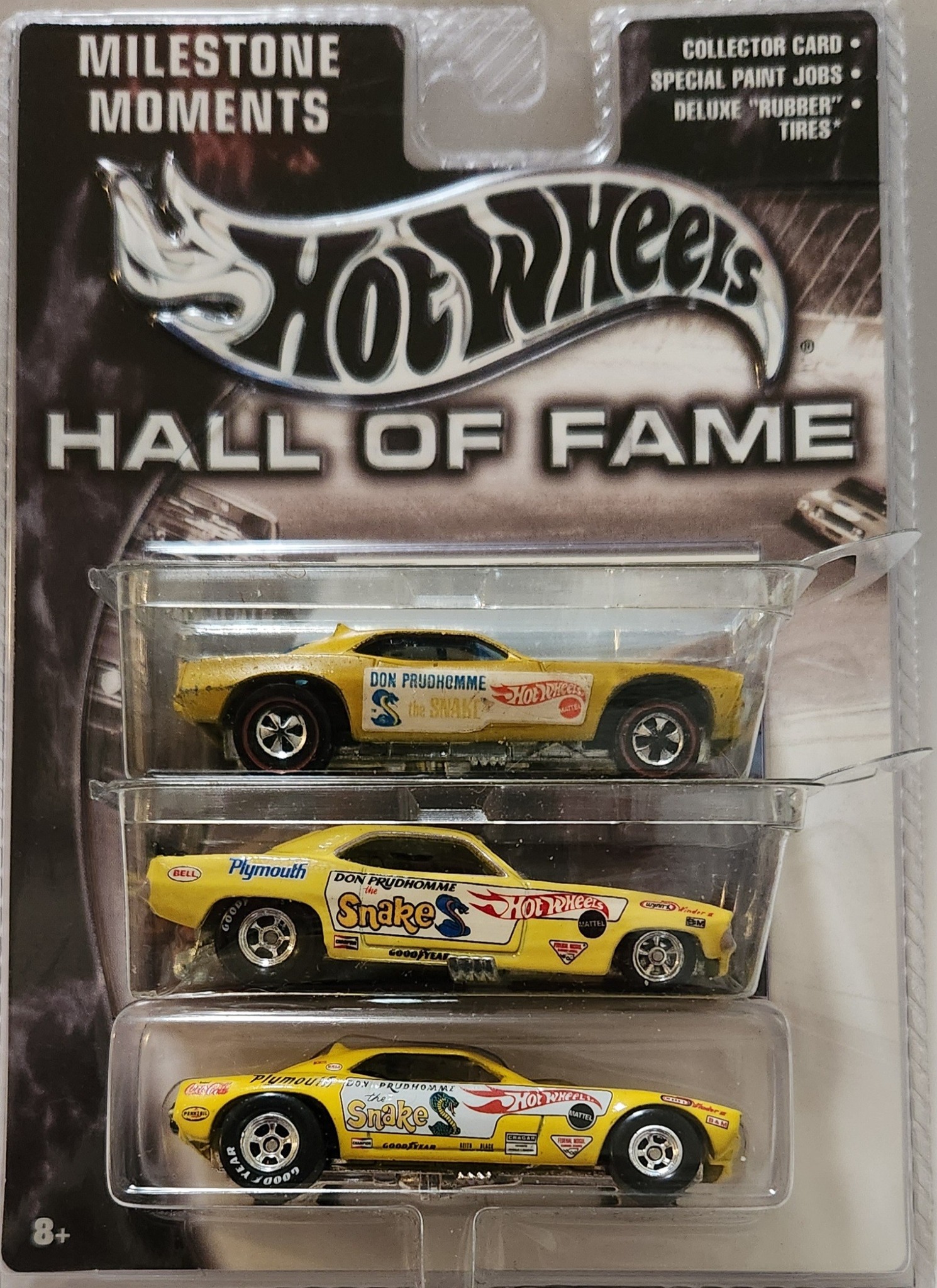 Hot Wheels Hall of Fame Snake and Mongoose cars for sale