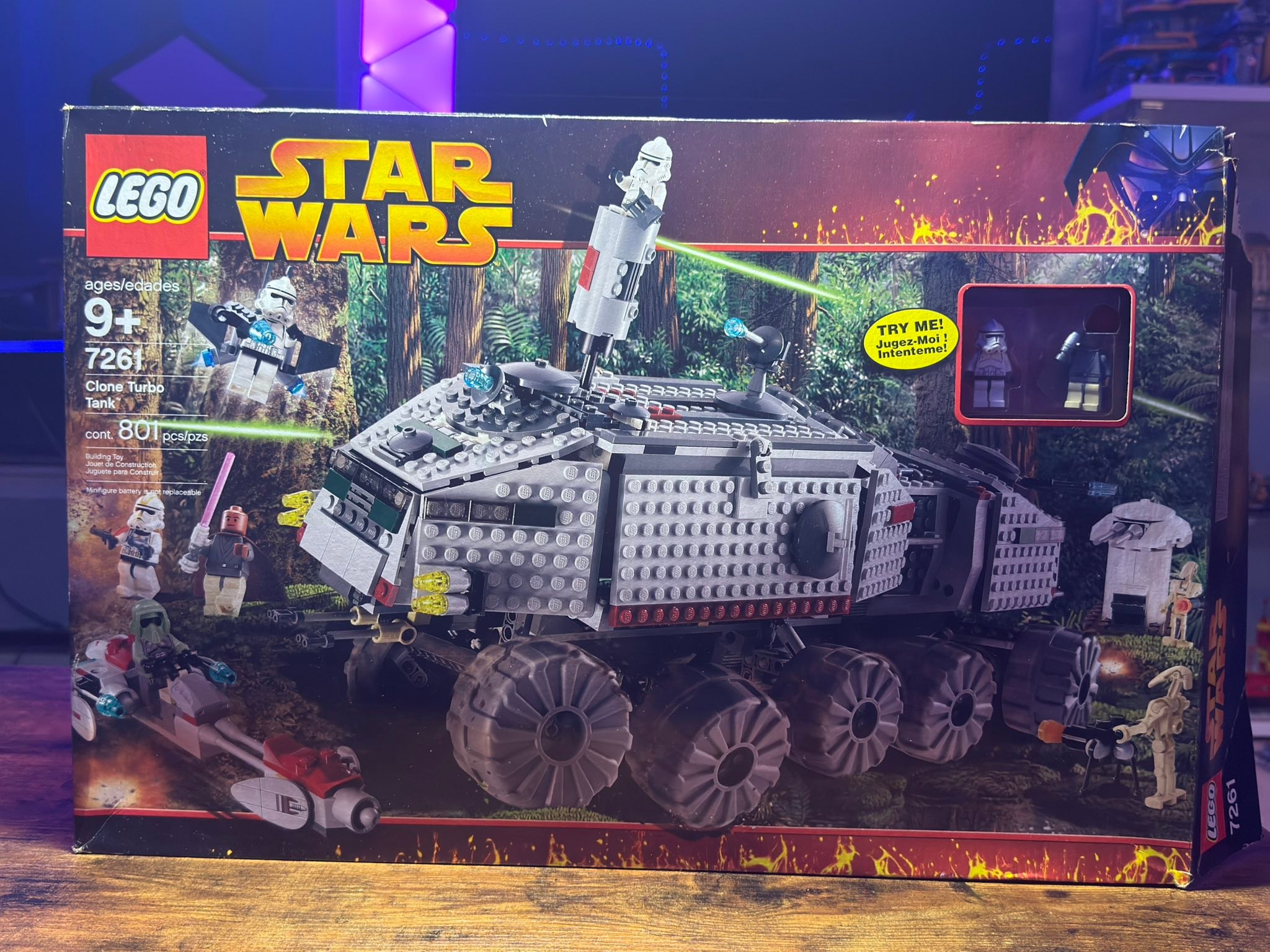 2005 Lego Star Wars Clone Turbo Tank 7261 build review