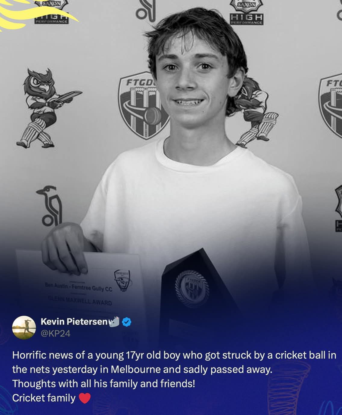 Saurabh - Breaking News A young talent gone too soon. 💔🕊️ The ...