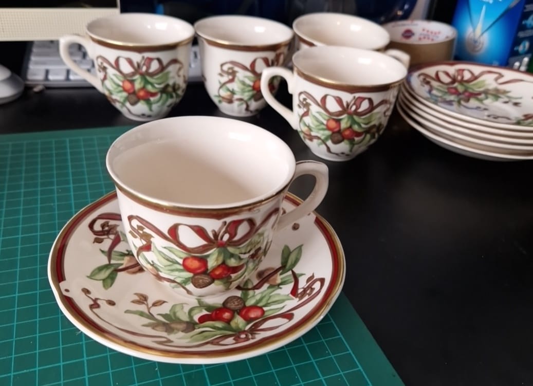 Tiffany and Co Holiday Garland china set for sale